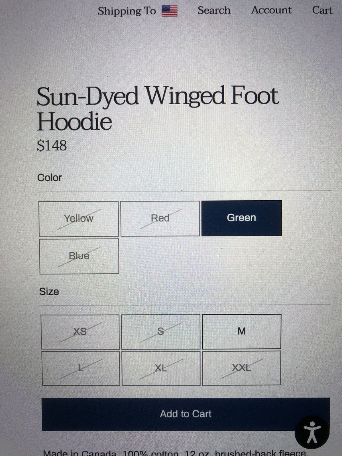 Noah Noah Sun-Dyed Winged Foot Hoodie Size US XL / EU 56 / 4 - 9 Thumbnail