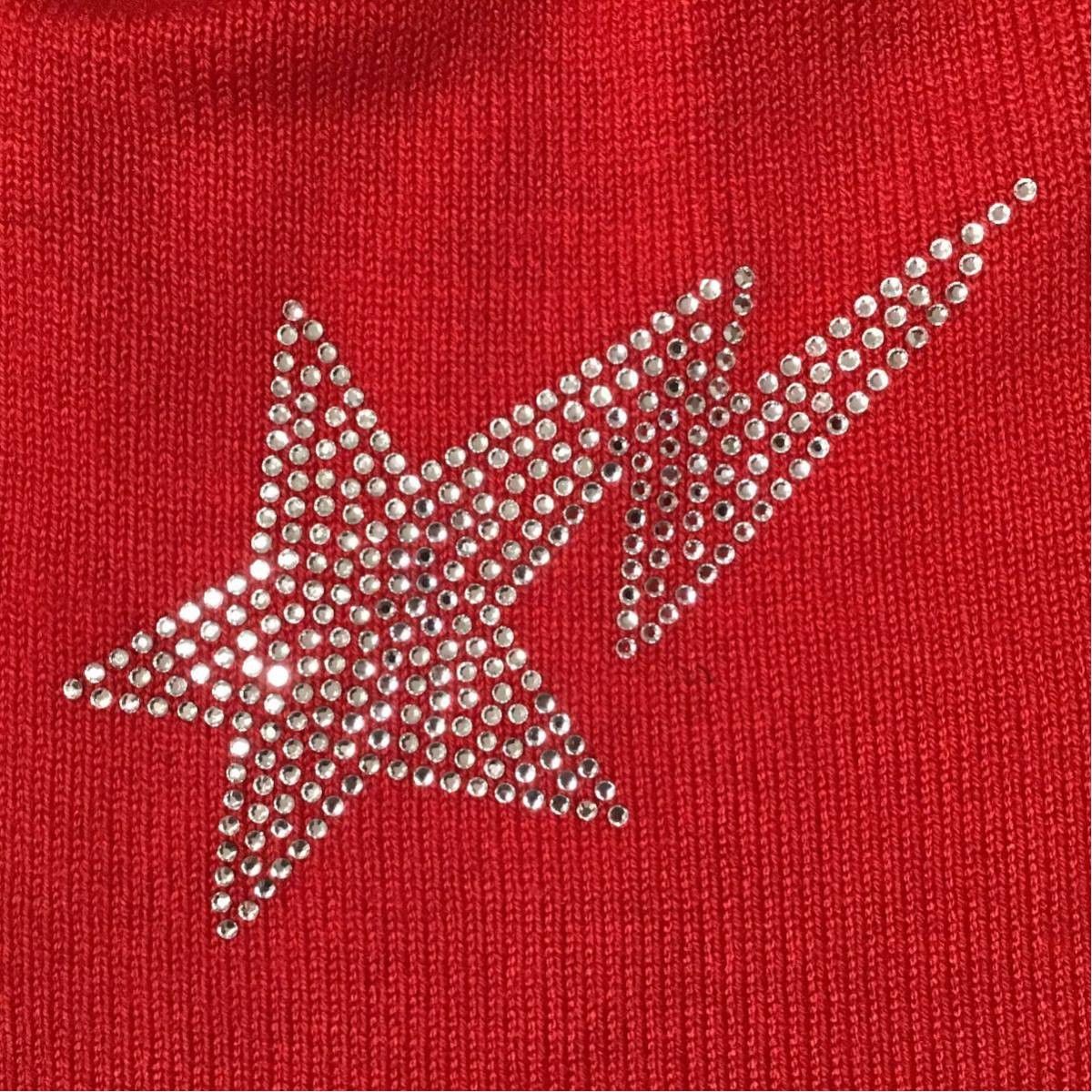Bape × Swarovski BAPE sta Crystal Stone beanie knit cap a bathing ape sta Size ONE SIZE - 2 Thumbnail