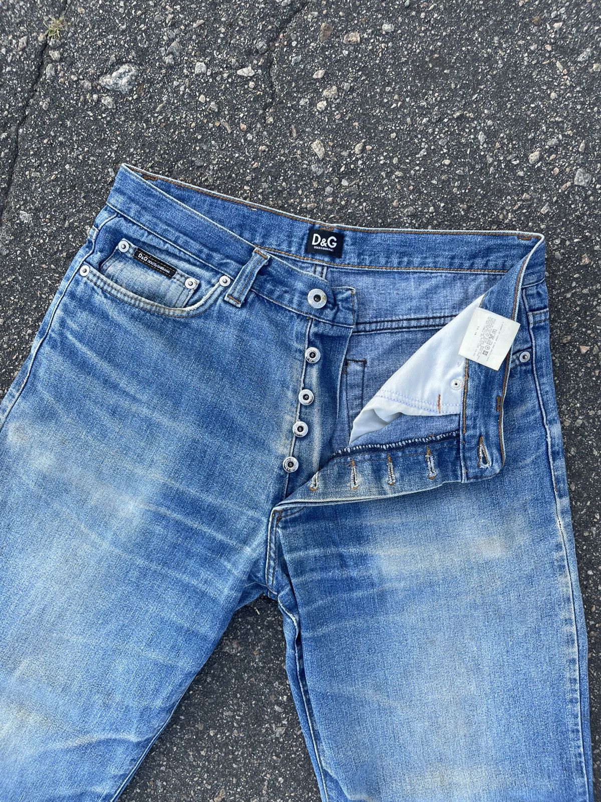 Dolce & Gabbana Vintage Dolce&Gabbana Distressed Denim Jeans Pants Size US 32 / EU 48 - 8 Thumbnail