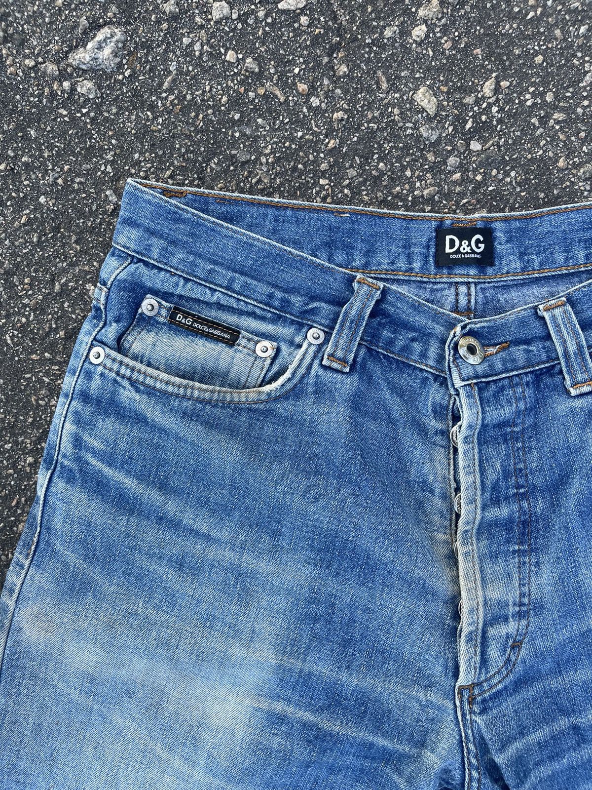 Dolce & Gabbana Vintage Dolce&Gabbana Distressed Denim Jeans Pants Size US 32 / EU 48 - 10 Thumbnail