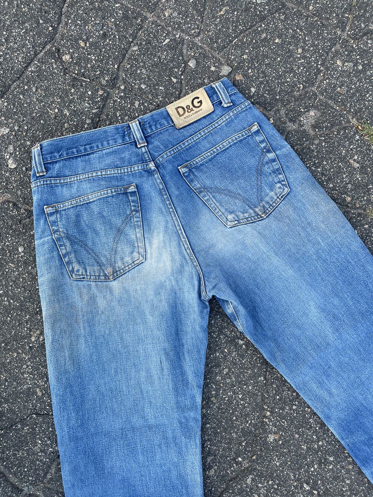 Dolce & Gabbana Vintage Dolce&Gabbana Distressed Denim Jeans Pants Size US 32 / EU 48 - 5 Thumbnail