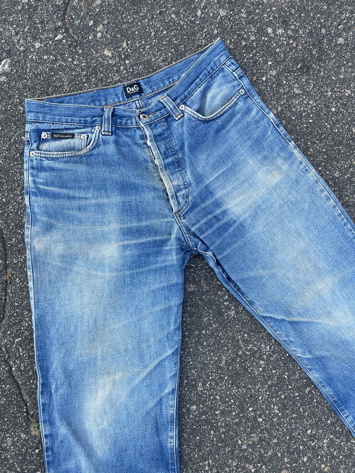 Dolce & Gabbana Vintage Dolce&Gabbana Distressed Denim Jeans Pants Size US 32 / EU 48 - 7 Thumbnail