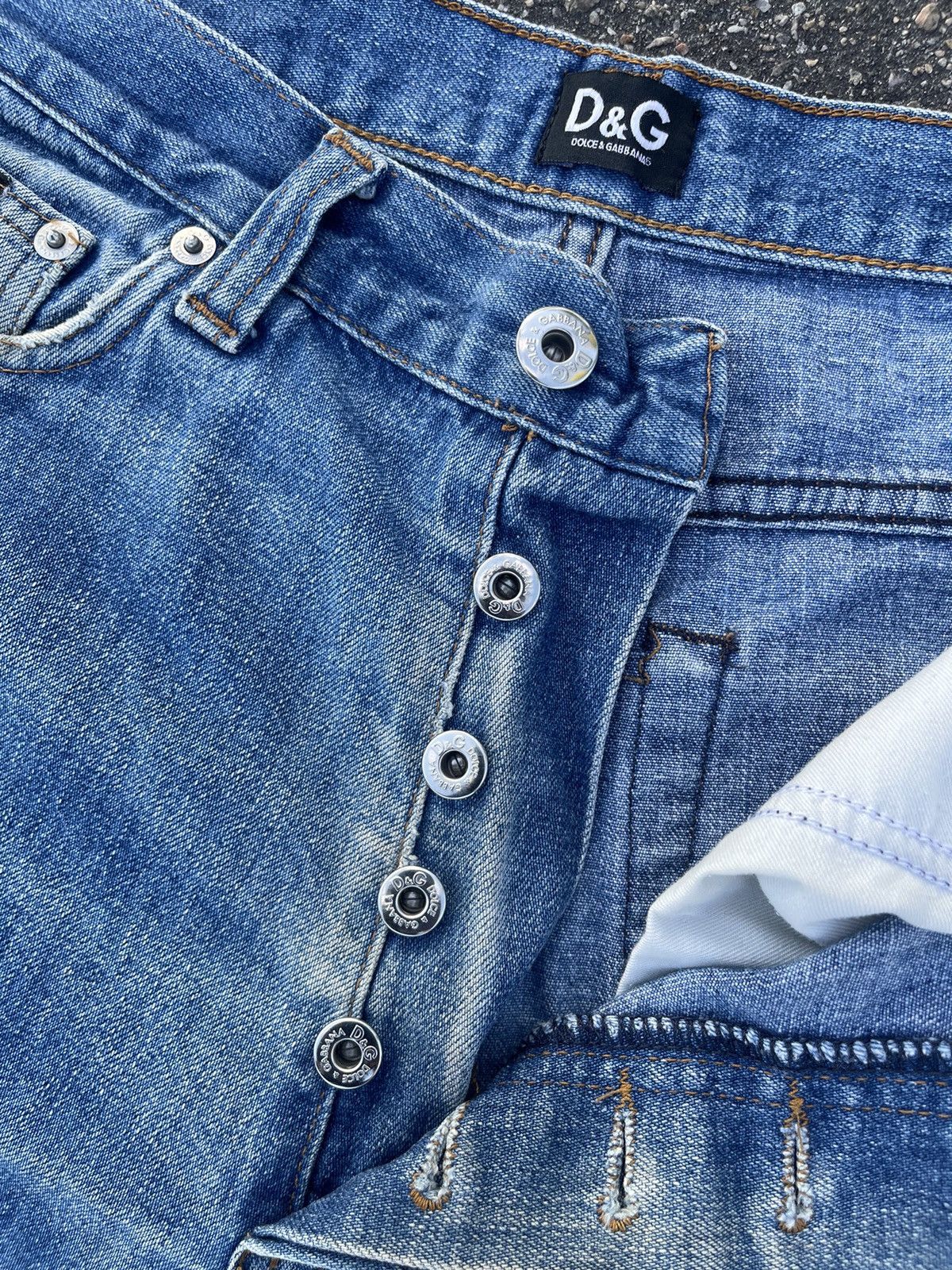Dolce & Gabbana Vintage Dolce&Gabbana Distressed Denim Jeans Pants Size US 32 / EU 48 - 11 Thumbnail