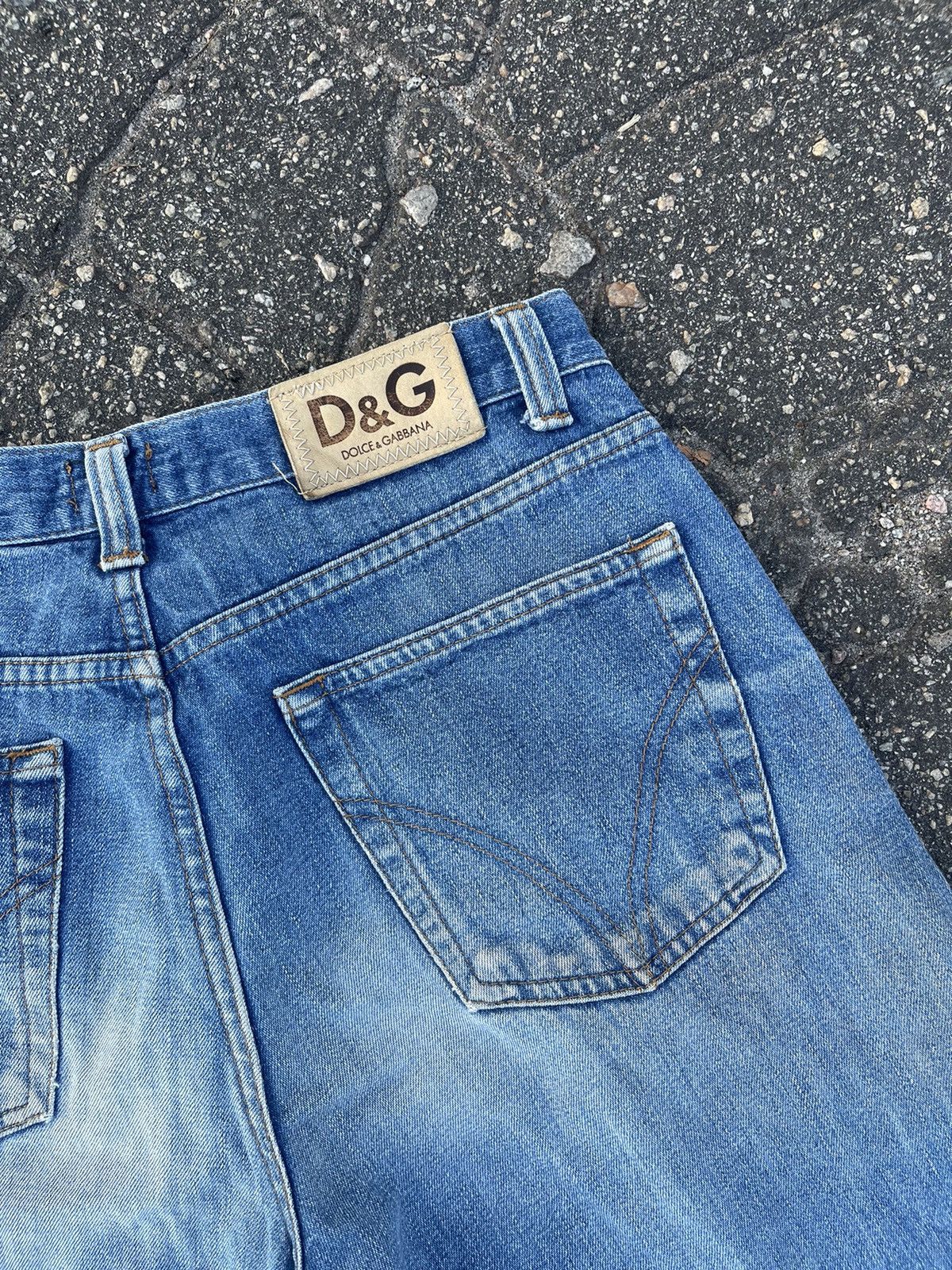Dolce & Gabbana Vintage Dolce&Gabbana Distressed Denim Jeans Pants Size US 32 / EU 48 - 6 Thumbnail
