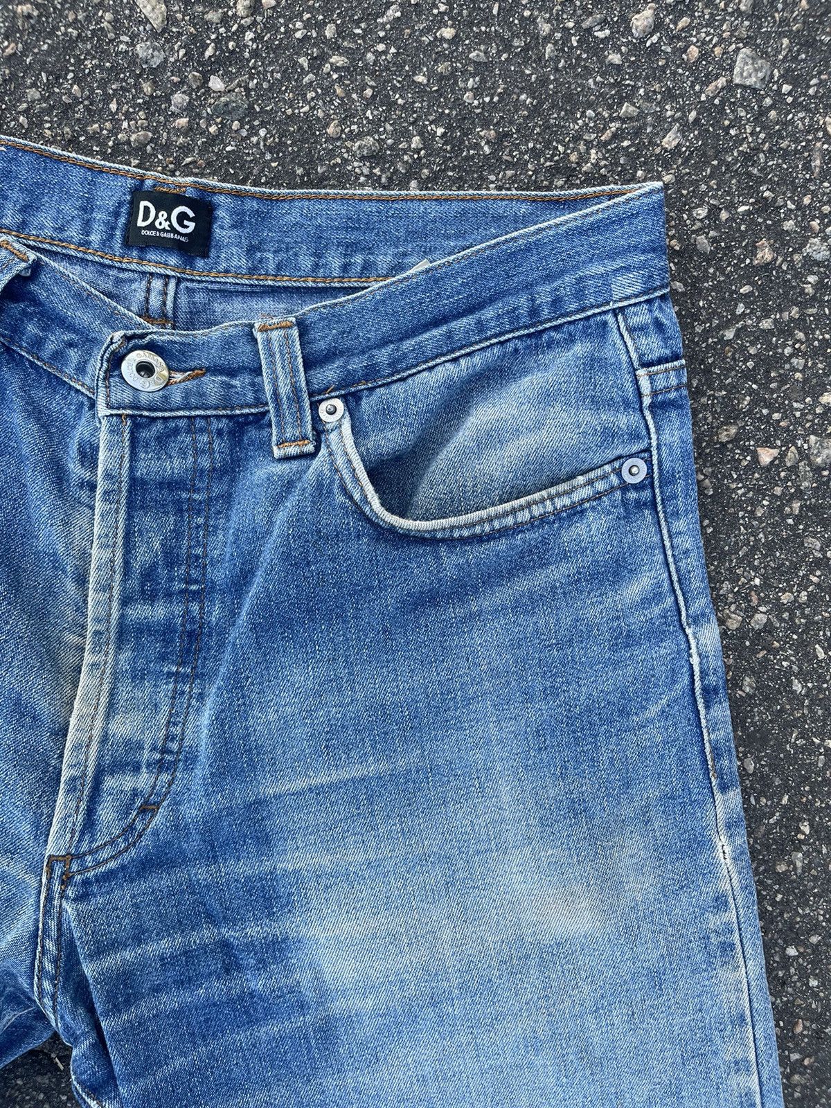 Dolce & Gabbana Vintage Dolce&Gabbana Distressed Denim Jeans Pants Size US 32 / EU 48 - 9 Thumbnail