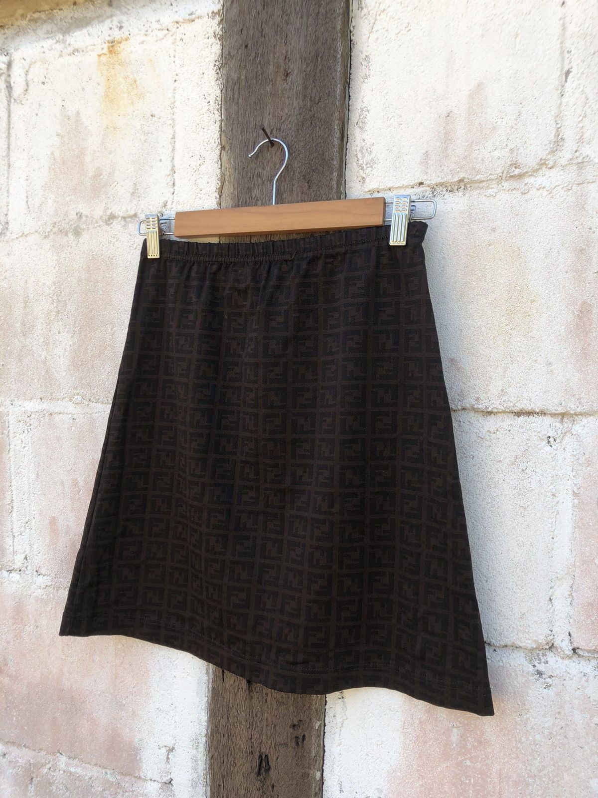 Fendi Fendi Monogram Skirt Ladies Size 27" / US 4 / IT 40 - 4 Thumbnail