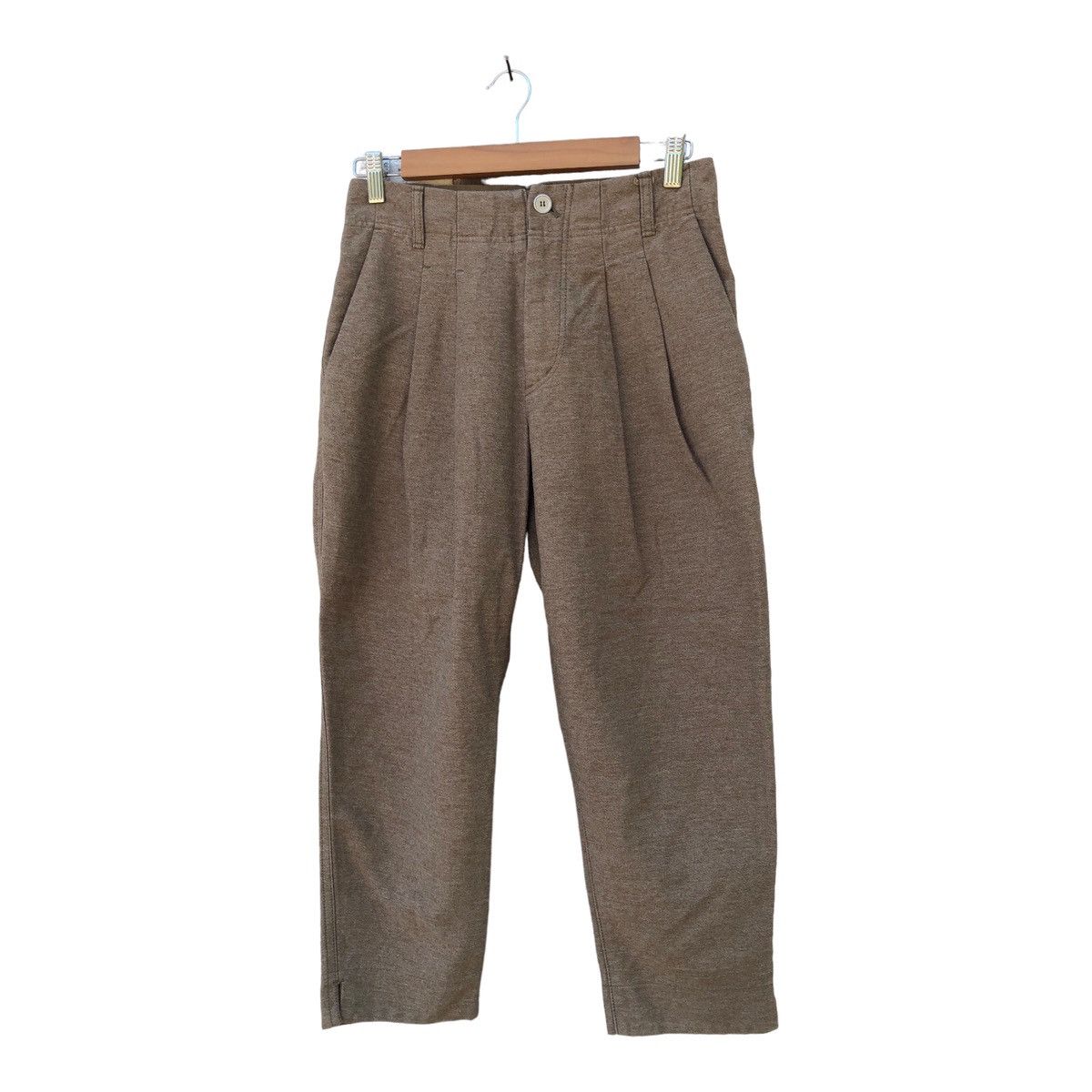 image of Pas De Calais Homme Khakis Pants Model Depose in Brown, Women's (Size 29)