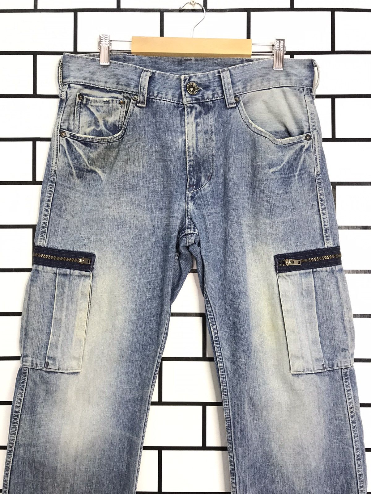Levi's × Vintage Vintage Levi’s 503 Cargo Casual Work Wear denim Pants Size US 32 / EU 48 - 3 Thumbnail