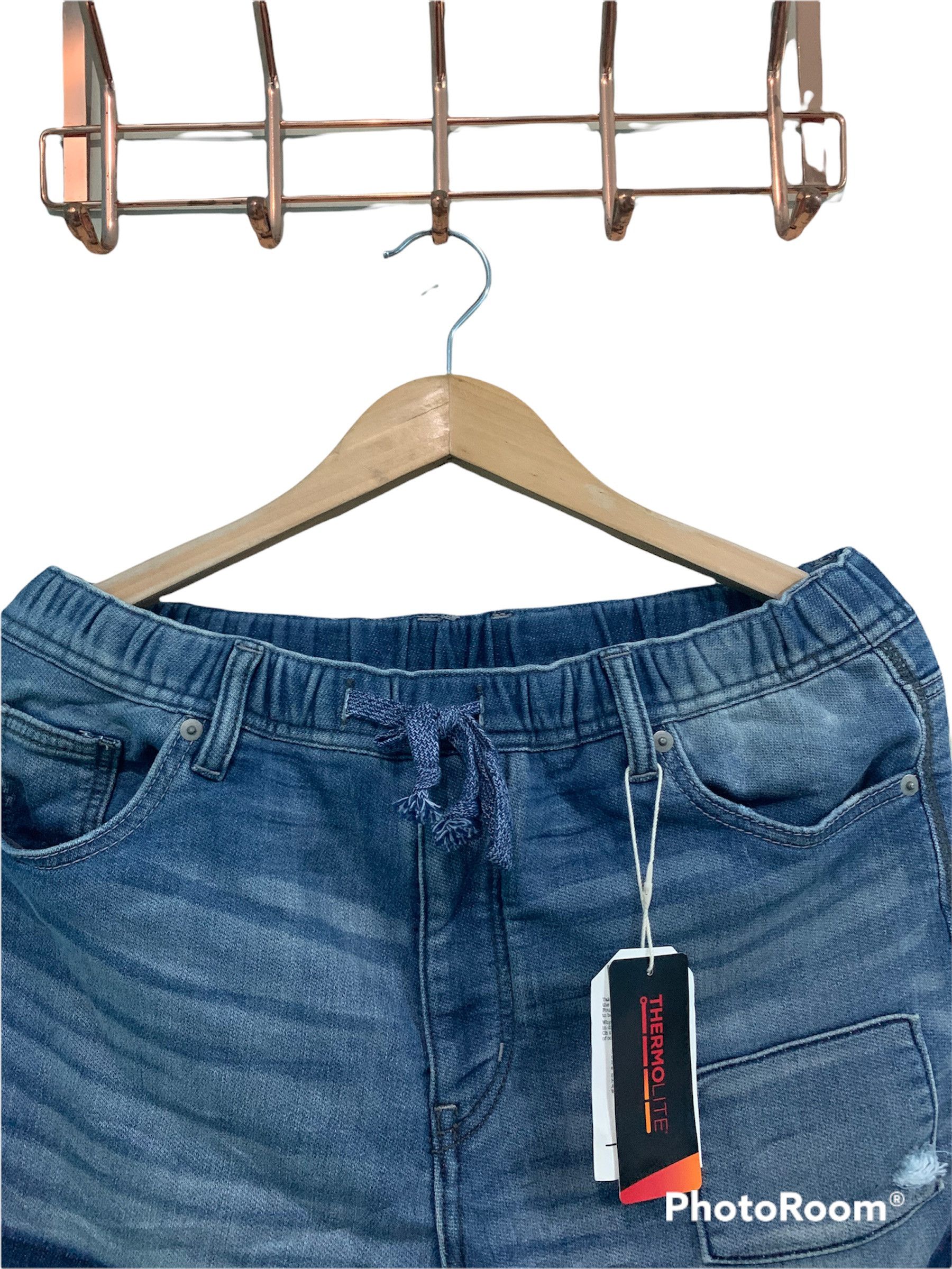 Designer × Japanese Brand × Vintage NOS Azul Thermo Lite Skinny Legging Jeans Boro Style Size US 32 / EU 48 - 8 Thumbnail