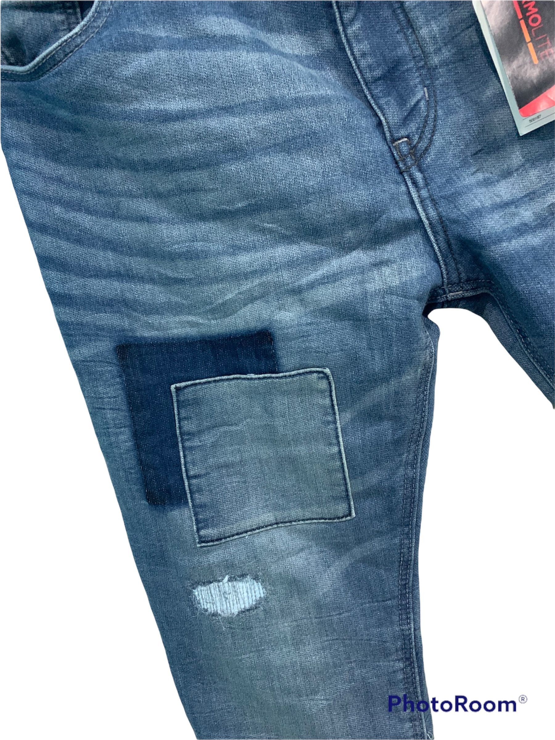 Designer × Japanese Brand × Vintage NOS Azul Thermo Lite Skinny Legging Jeans Boro Style Size US 32 / EU 48 - 4 Thumbnail