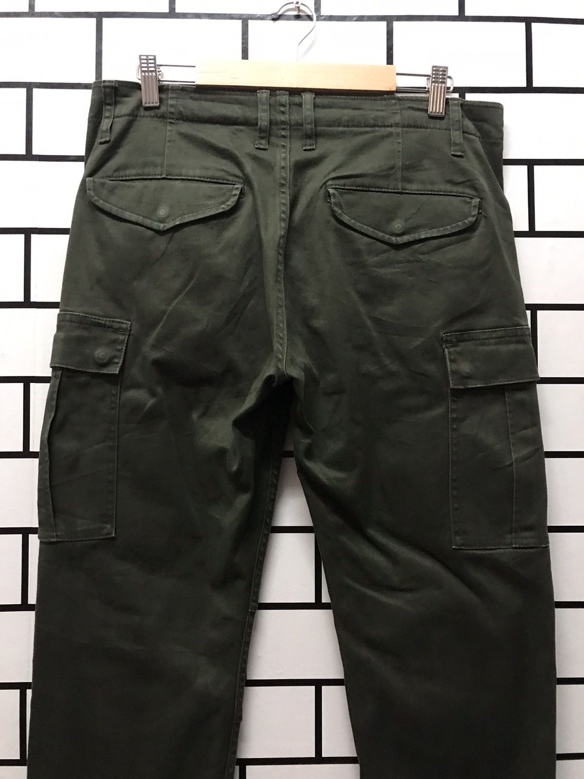 Japanese Brand Japan Brand Back Number Cargo Pants Slim Fit Size US 32 / EU 48 - 8 Thumbnail