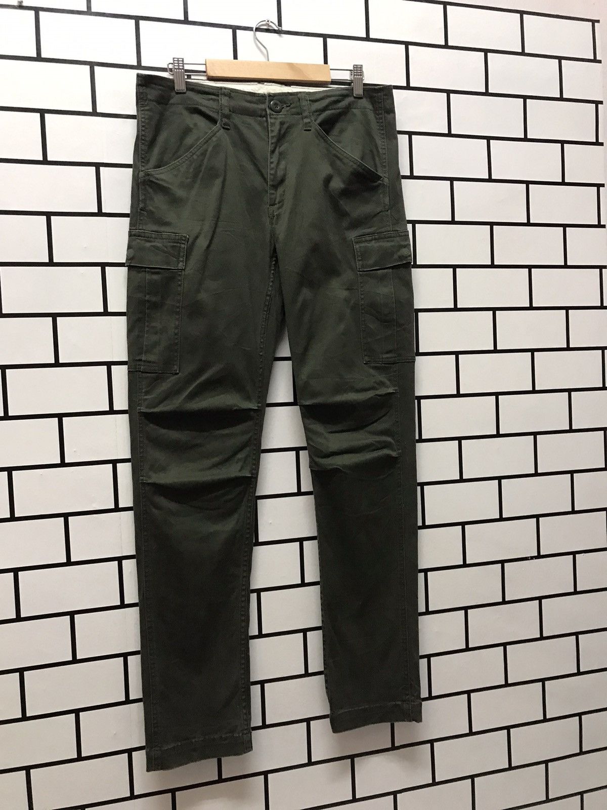 Japanese Brand Japan Brand Back Number Cargo Pants Slim Fit Size US 32 / EU 48 - 3 Thumbnail