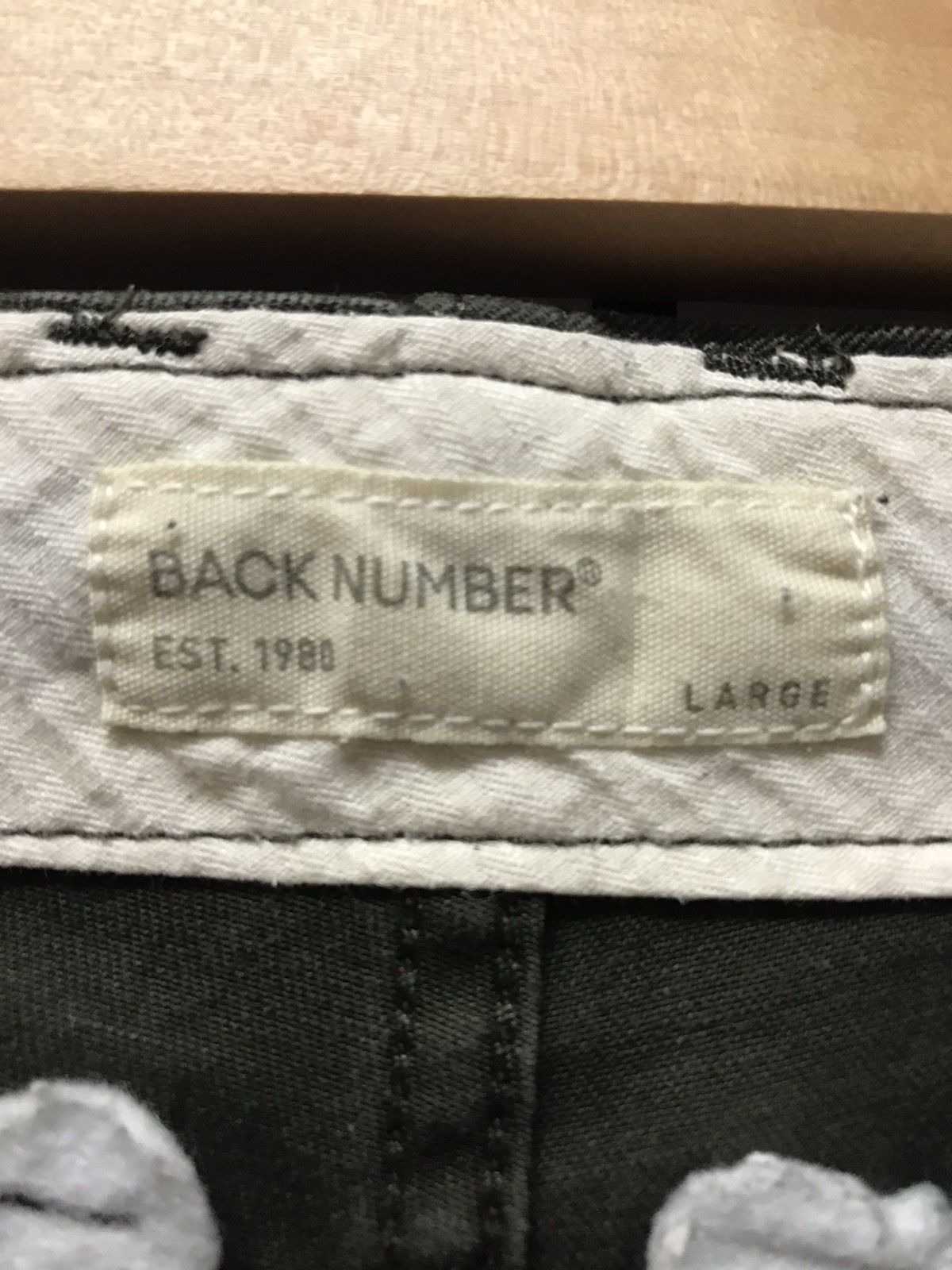 Japanese Brand Japan Brand Back Number Cargo Pants Slim Fit Size US 32 / EU 48 - 10 Thumbnail