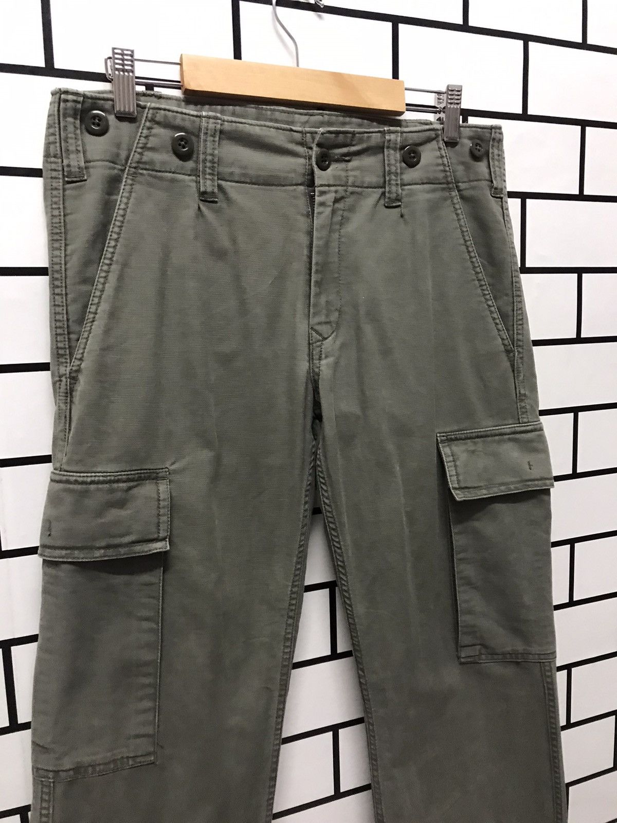 Japanese Brand Japan Brand Back Number Cargo Military Pants Japan Made Size US 31 - 4 Thumbnail