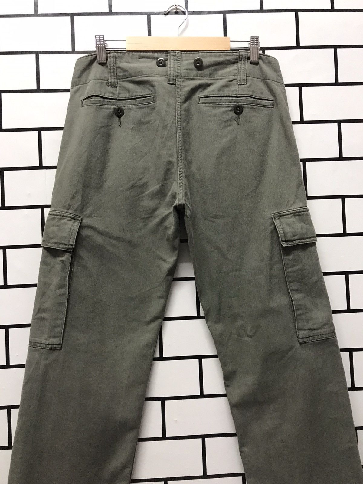Japanese Brand Japan Brand Back Number Cargo Military Pants Japan Made Size US 31 - 7 Thumbnail