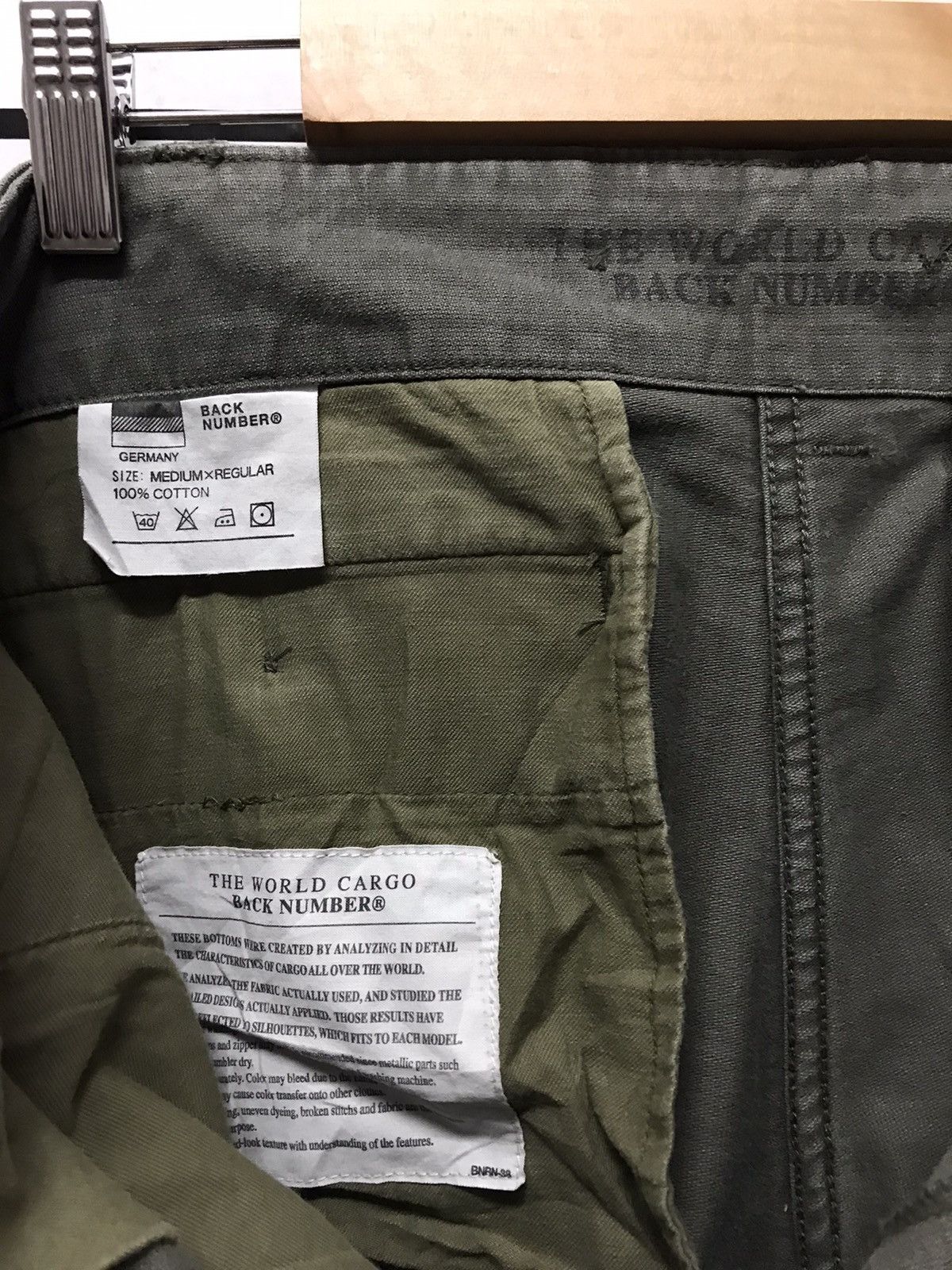 Japanese Brand Japan Brand Back Number Cargo Military Pants Japan Made Size US 31 - 10 Thumbnail