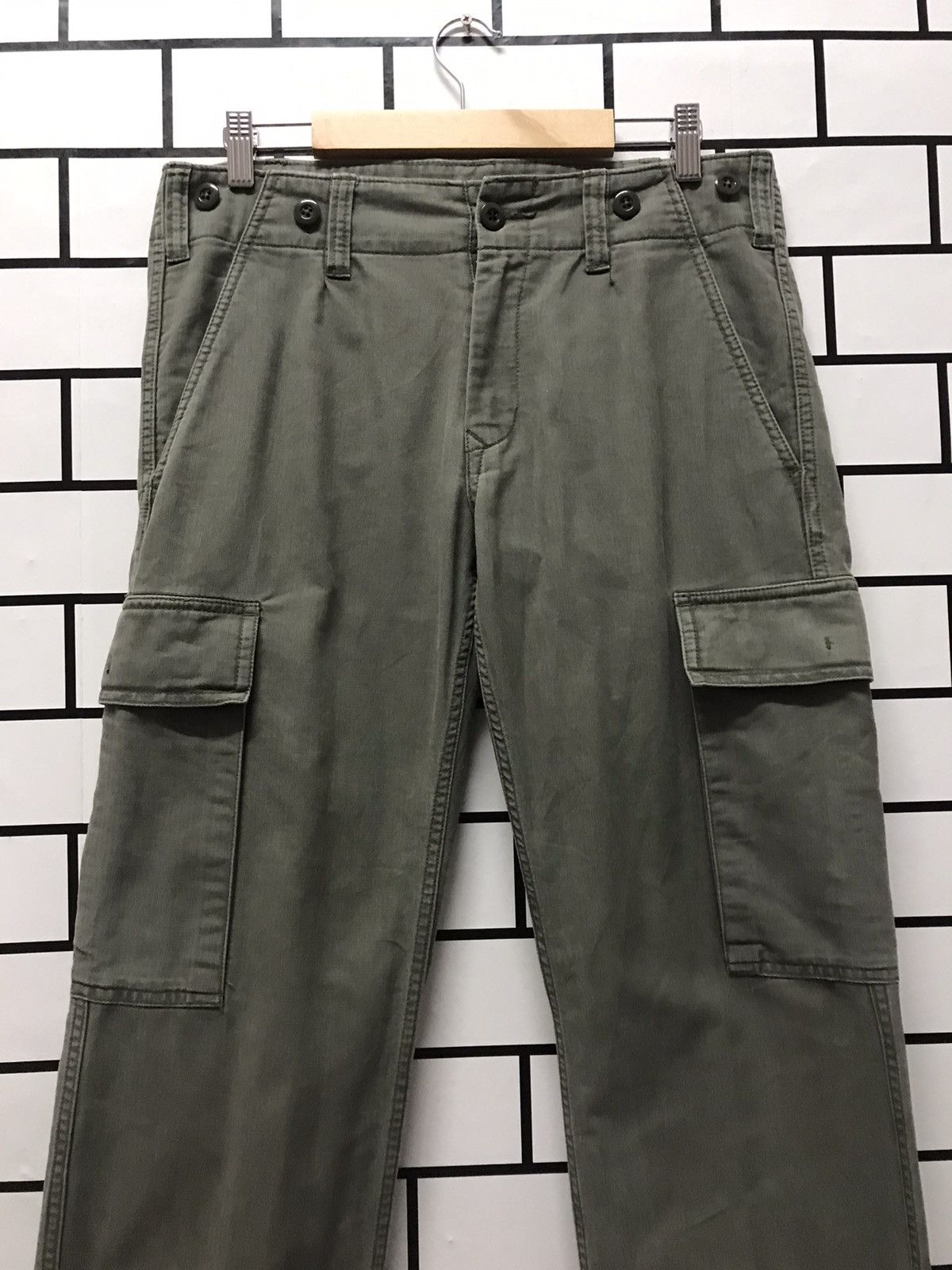Japanese Brand Japan Brand Back Number Cargo Military Pants Japan Made Size US 31 - 2 Thumbnail