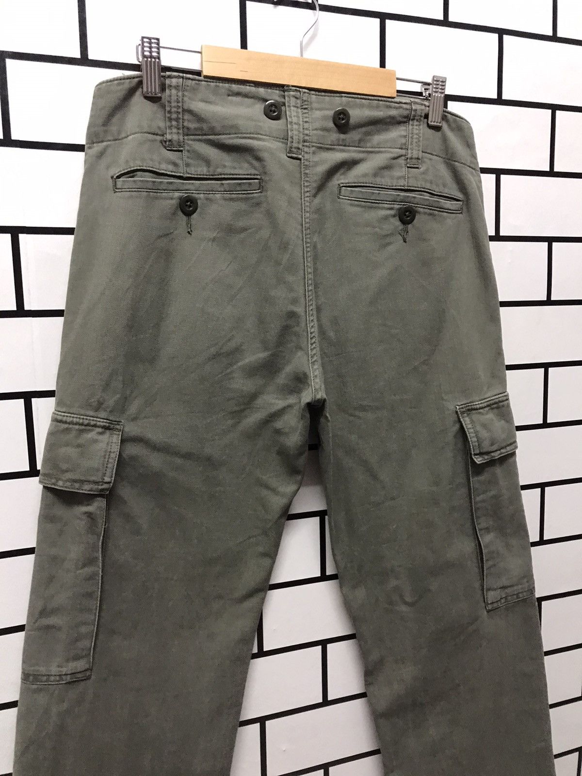 Japanese Brand Japan Brand Back Number Cargo Military Pants Japan Made Size US 31 - 9 Thumbnail