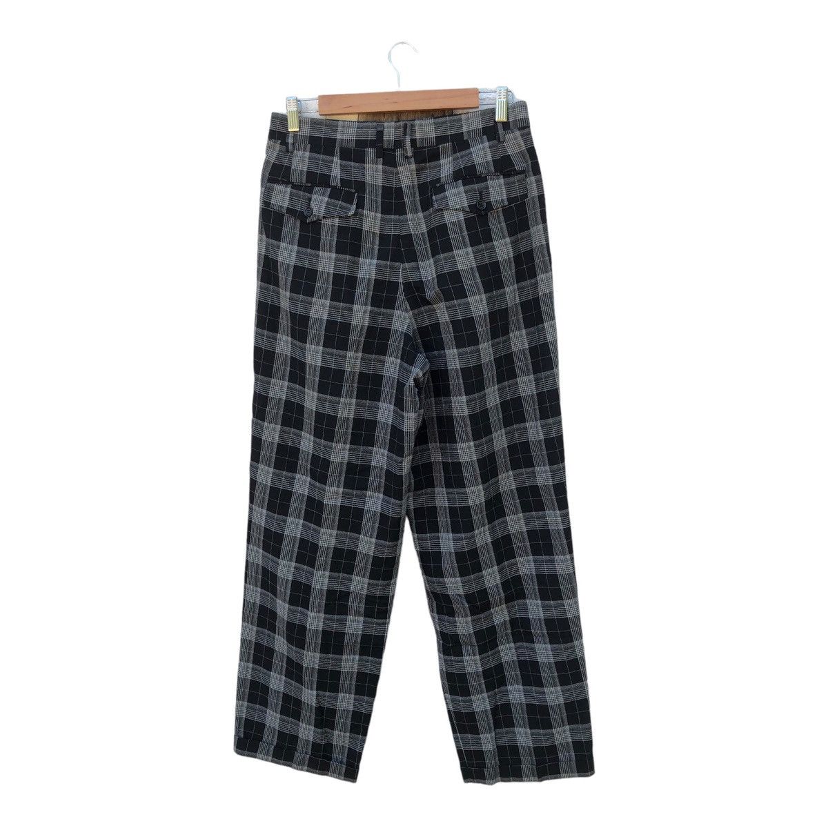 Beauty Beast × Tete Homme Tete Homme Checkered Pants Ladies Size 30" / US 8 / IT 44 - 2 Thumbnail