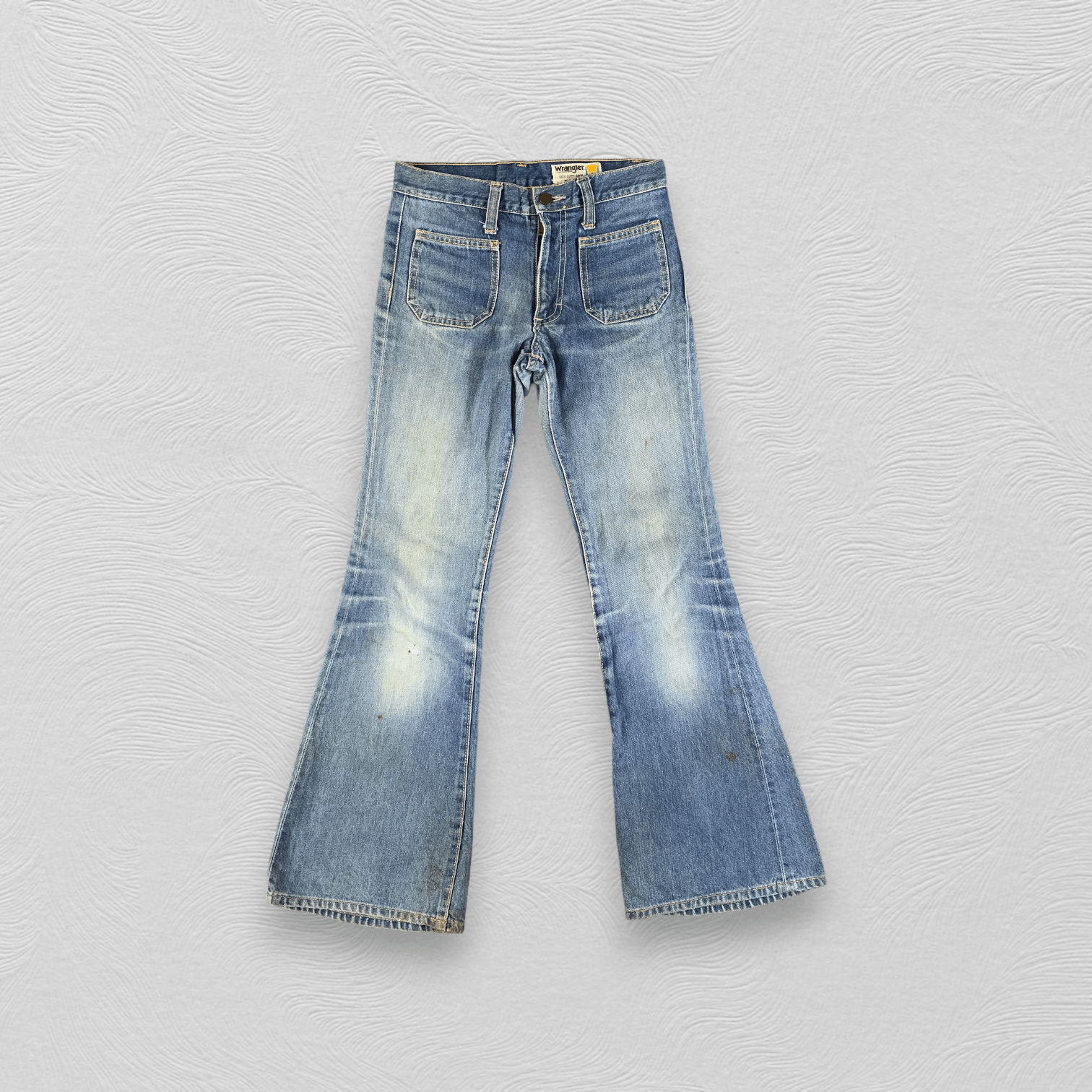 Vintage 70s Wrangler Bush Pants Flared Jeans KJ2132