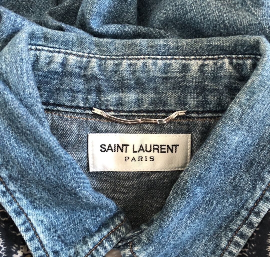 Saint Laurent Paris Saint Laurent 15ss Ethnic cashew floral shirt Size US M / EU 48-50 / 2 - 2 Thumbnail
