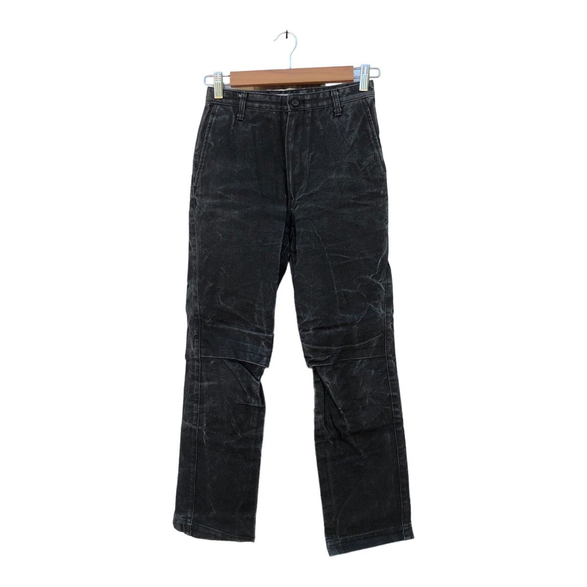 image of Beauty Beast Pcm Japan Brand Jeans Dirt Wash Double Knee in Black, Women's (Size 25)