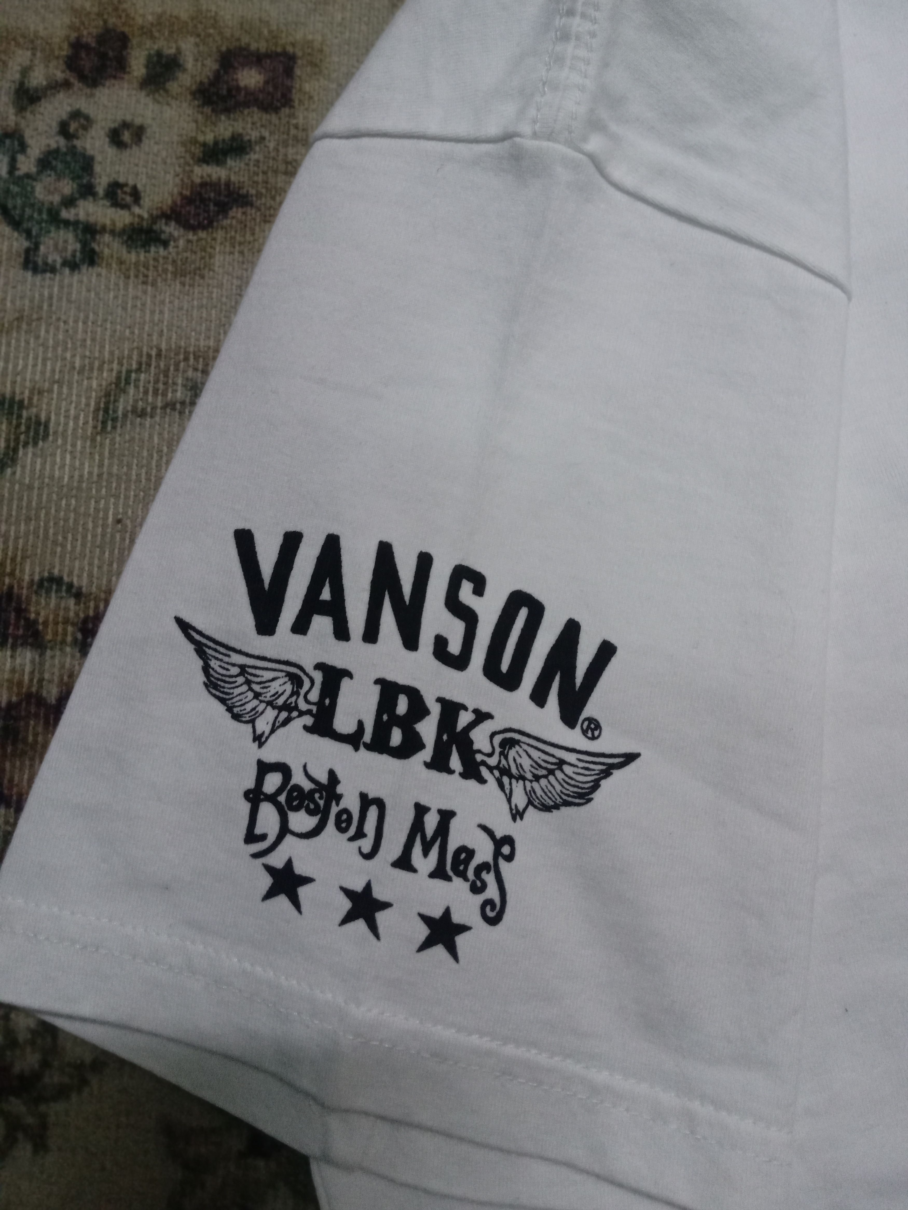 Japanese Brand × Vanson Leathers Rare Vanson x Low Blow Knuckle Tee Nbhd Motorcycle Japan Size US S / EU 44-46 / 1 - 5 Thumbnail