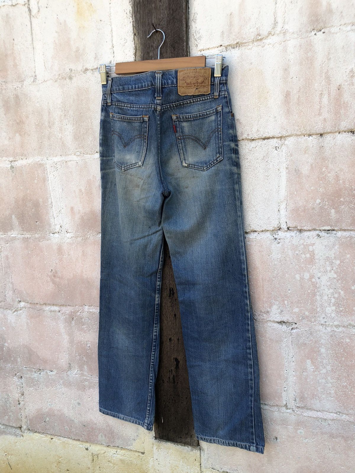 Levi's Vintage Levi’s 505 Paint Wash Jeans Size 27" / US 4 / IT 40 - 4 Thumbnail