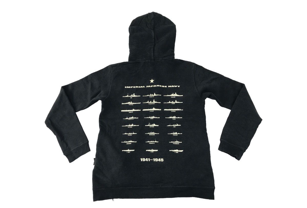 Japanese Brand × Vintage Battleship Imperial Japanese Navy Warships Design Hoodies Size US S / EU 44-46 / 1 - 2 Thumbnail