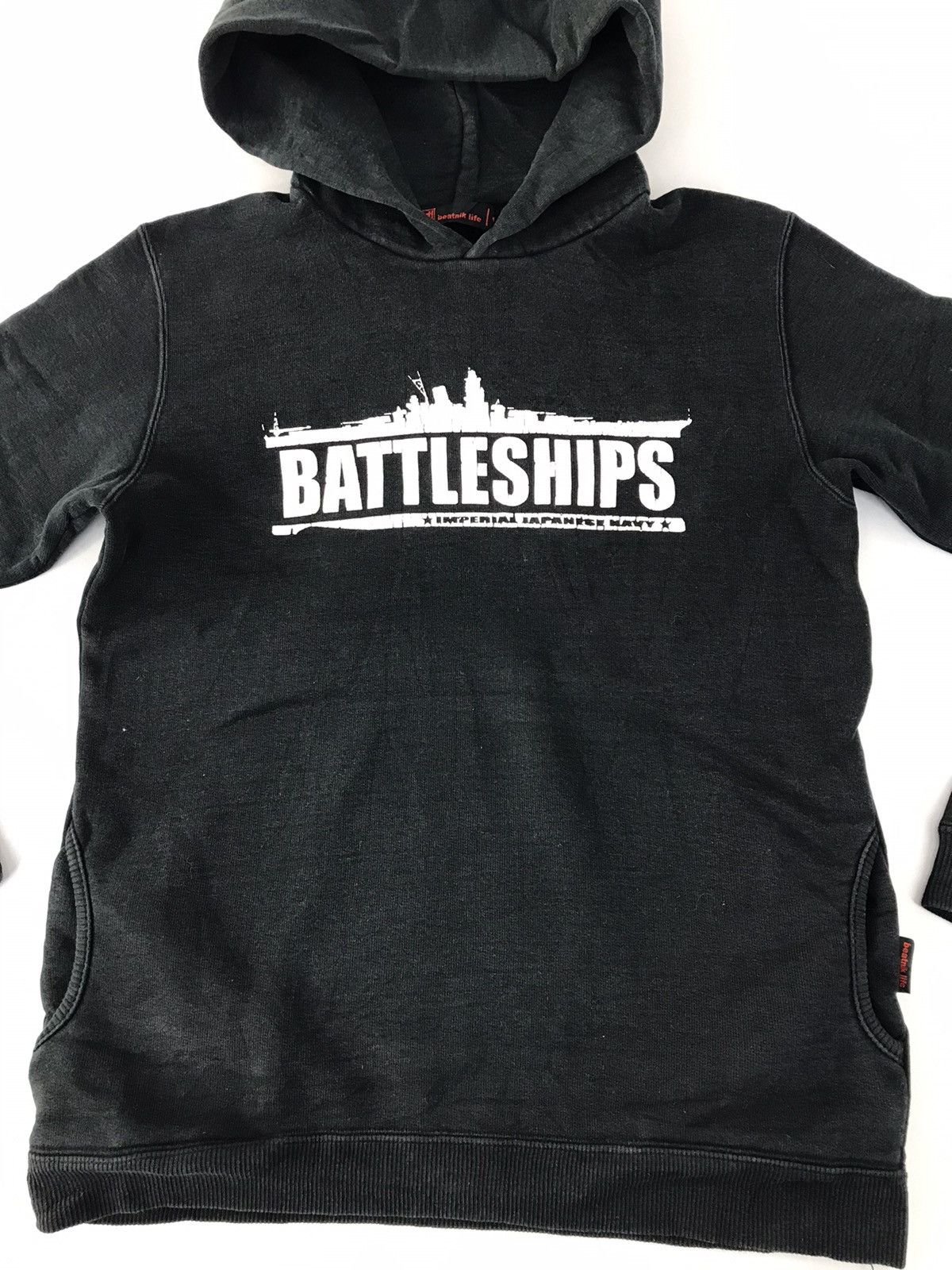 Japanese Brand × Vintage Battleship Imperial Japanese Navy Warships Design Hoodies Size US S / EU 44-46 / 1 - 3 Thumbnail
