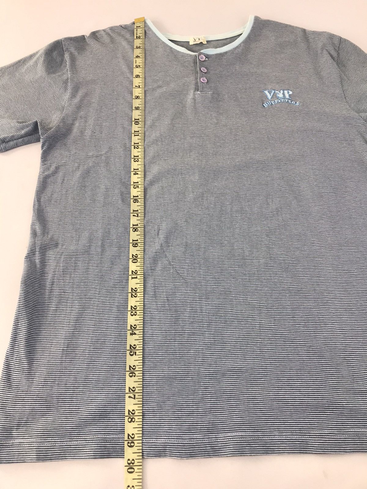 Playboy Playboy Collection Striped Button Tee Style Size US L / EU 52-54 / 3 - 9 Thumbnail