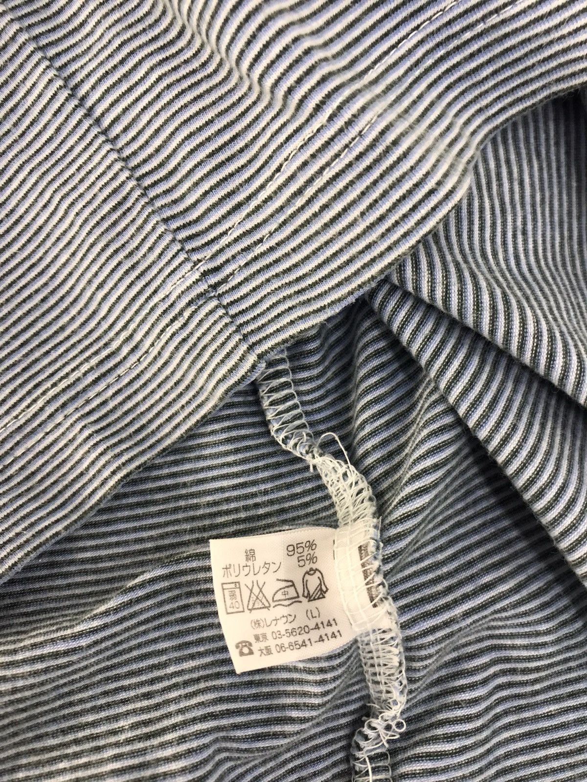 Playboy Playboy Collection Striped Button Tee Style Size US L / EU 52-54 / 3 - 6 Thumbnail