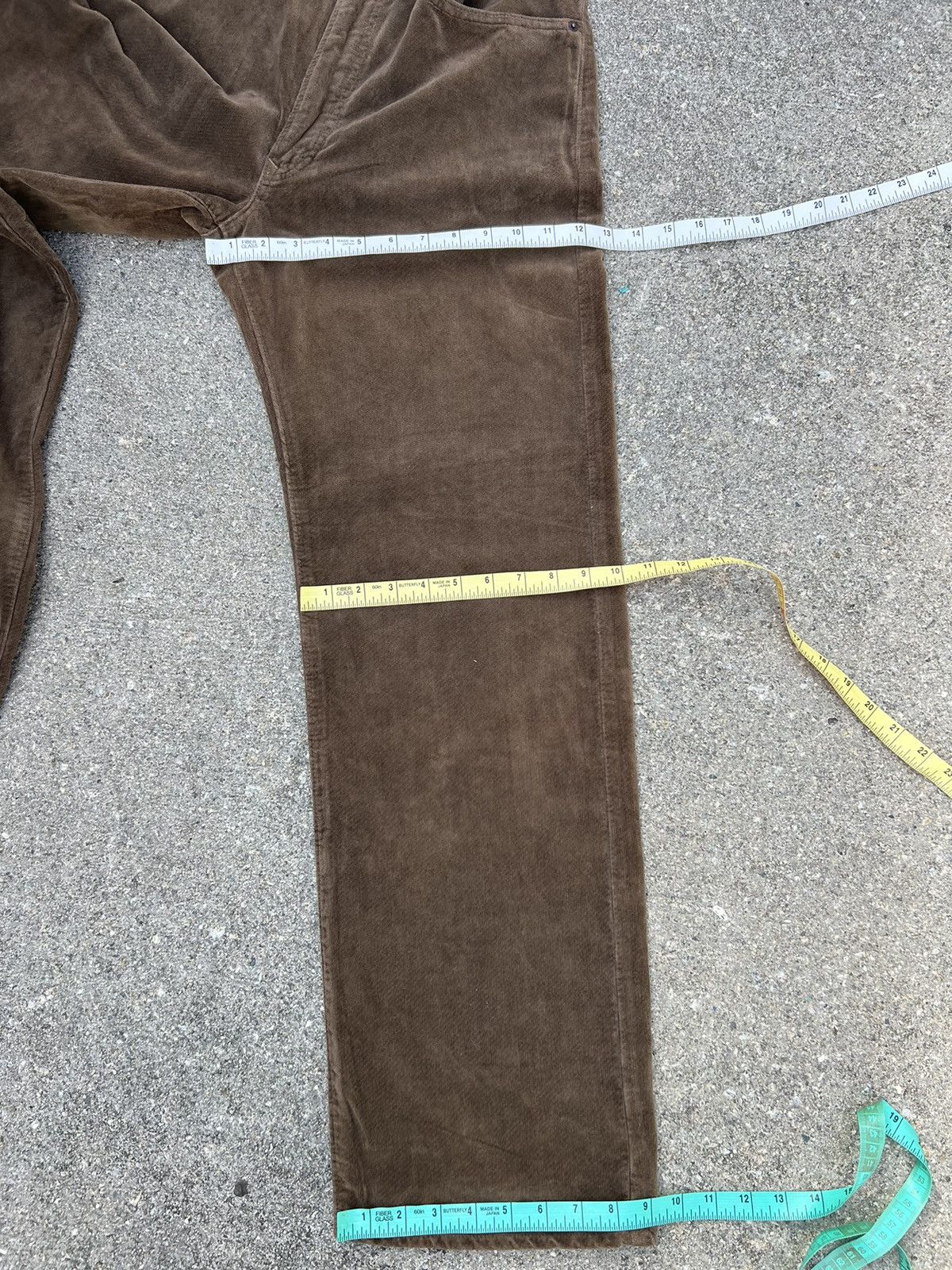 45rpm Vintage 45rpm NMD Fade Brown Velvet Cord Pant Size US 31 - 21 Thumbnail