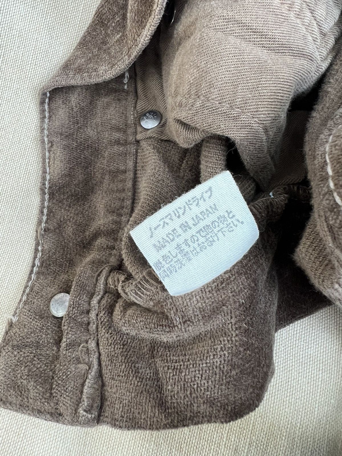 45rpm Vintage 45rpm NMD Fade Brown Velvet Cord Pant Size US 31 - 18 Thumbnail
