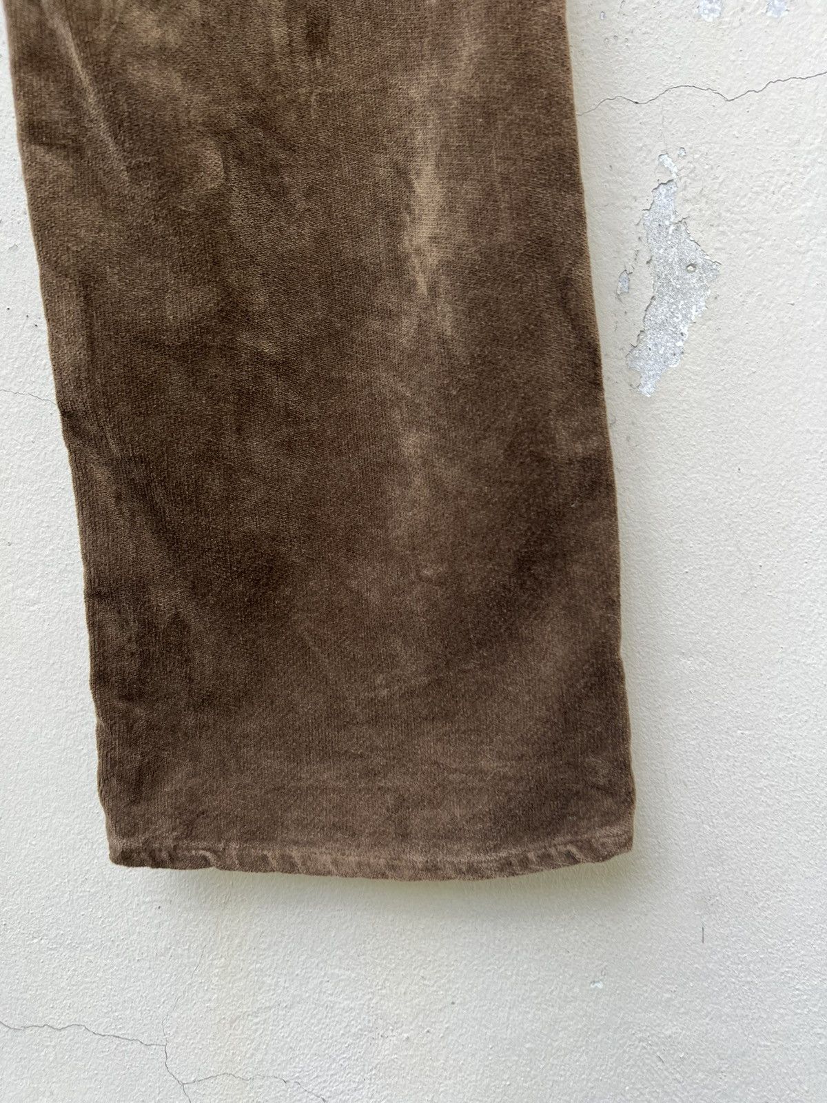 45rpm Vintage 45rpm NMD Fade Brown Velvet Cord Pant Size US 31 - 15 Thumbnail