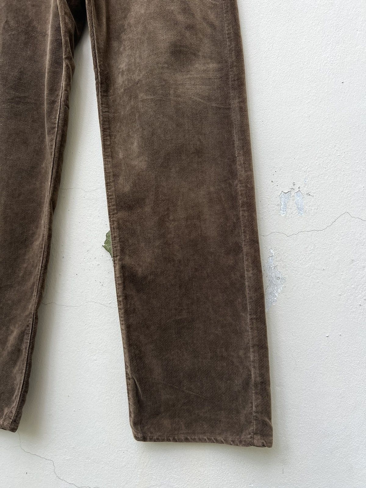 45rpm Vintage 45rpm NMD Fade Brown Velvet Cord Pant Size US 31 - 7 Thumbnail
