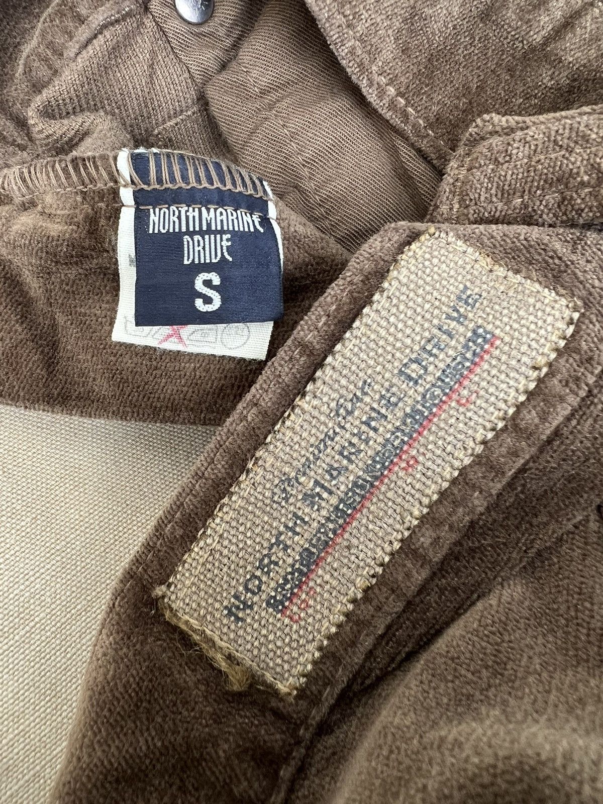 45rpm Vintage 45rpm NMD Fade Brown Velvet Cord Pant Size US 31 - 16 Thumbnail