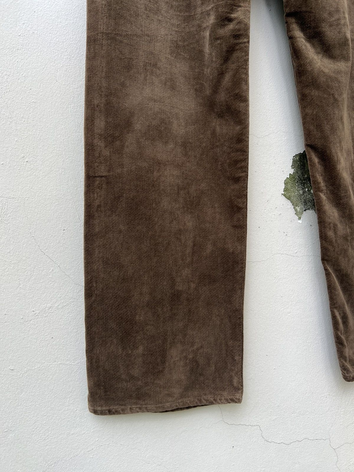 45rpm Vintage 45rpm NMD Fade Brown Velvet Cord Pant Size US 31 - 10 Thumbnail