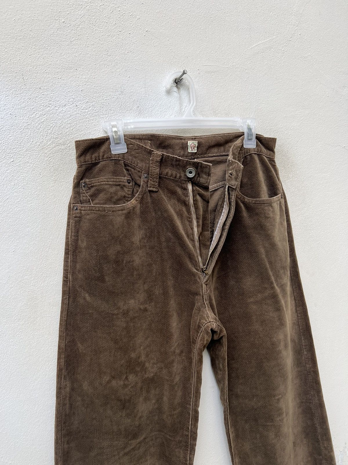 45rpm Vintage 45rpm NMD Fade Brown Velvet Cord Pant Size US 31 - 2 Thumbnail