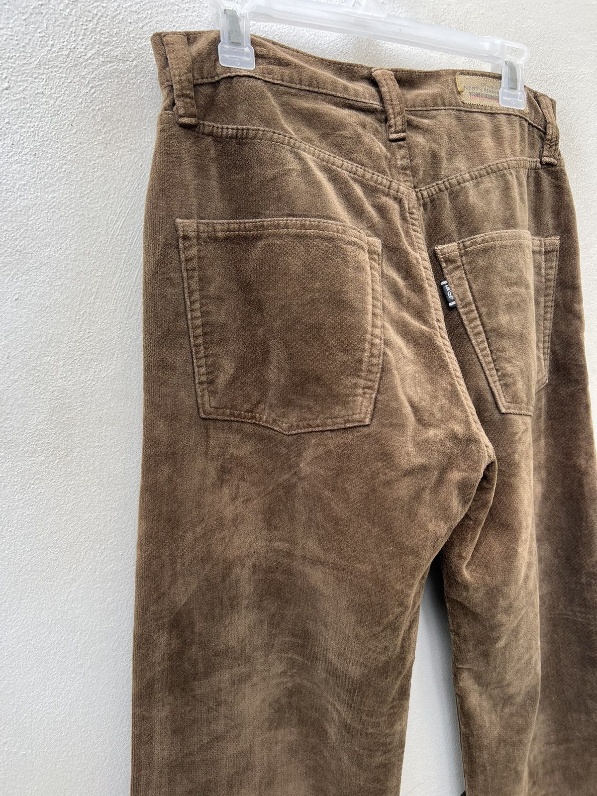 45rpm Vintage 45rpm NMD Fade Brown Velvet Cord Pant Size US 31 - 9 Thumbnail
