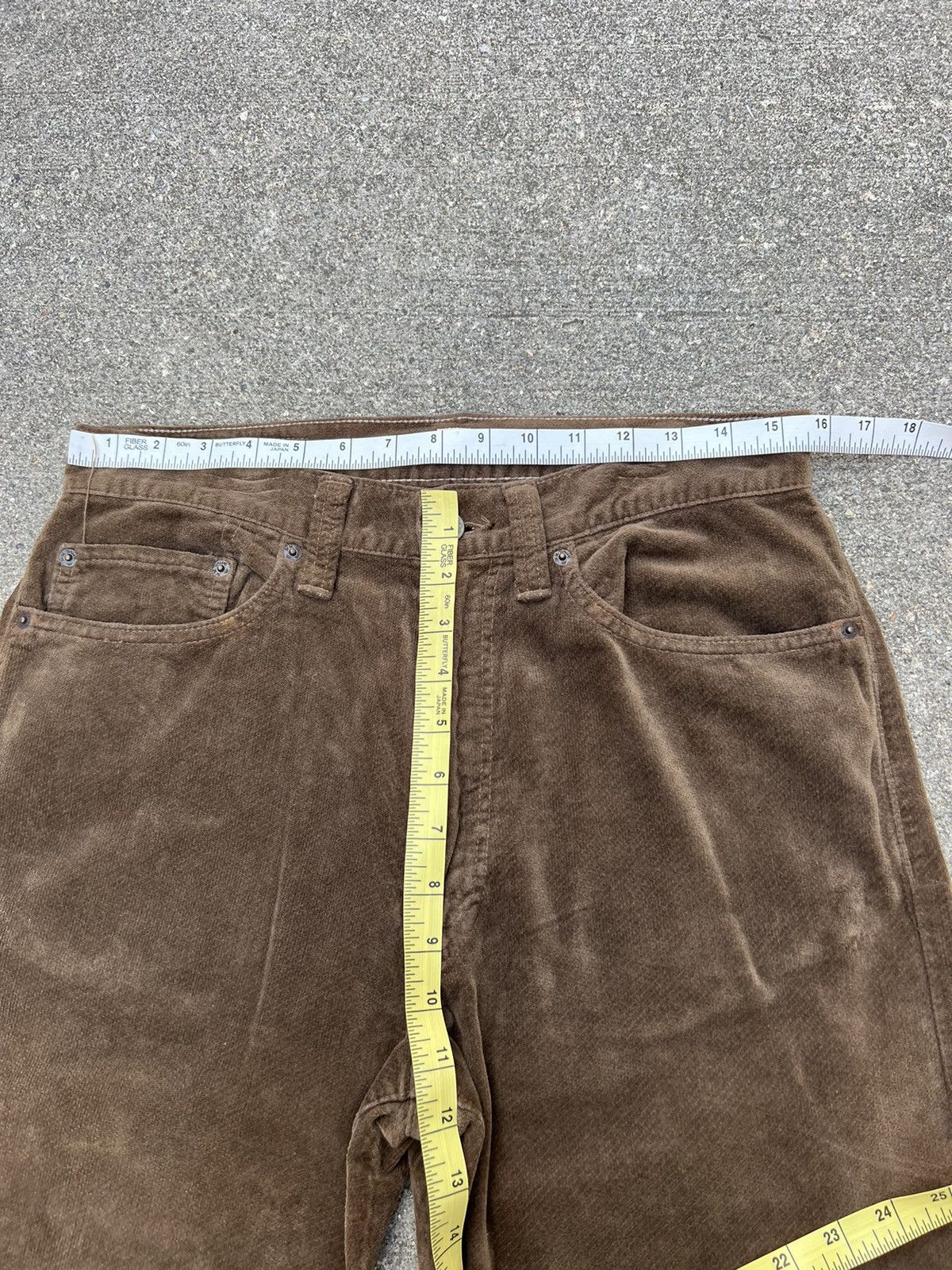 45rpm Vintage 45rpm NMD Fade Brown Velvet Cord Pant Size US 31 - 20 Thumbnail