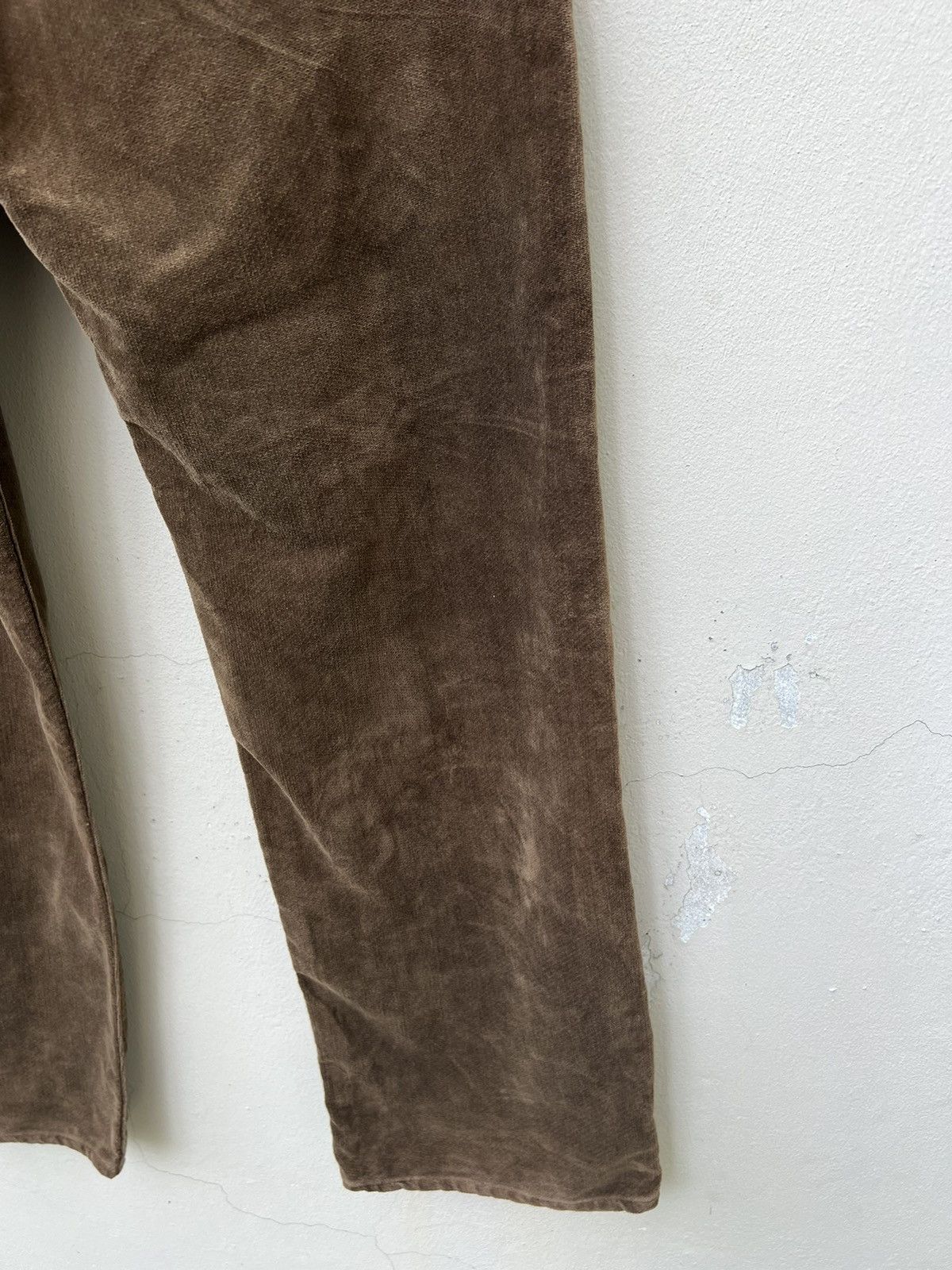 45rpm Vintage 45rpm NMD Fade Brown Velvet Cord Pant Size US 31 - 14 Thumbnail