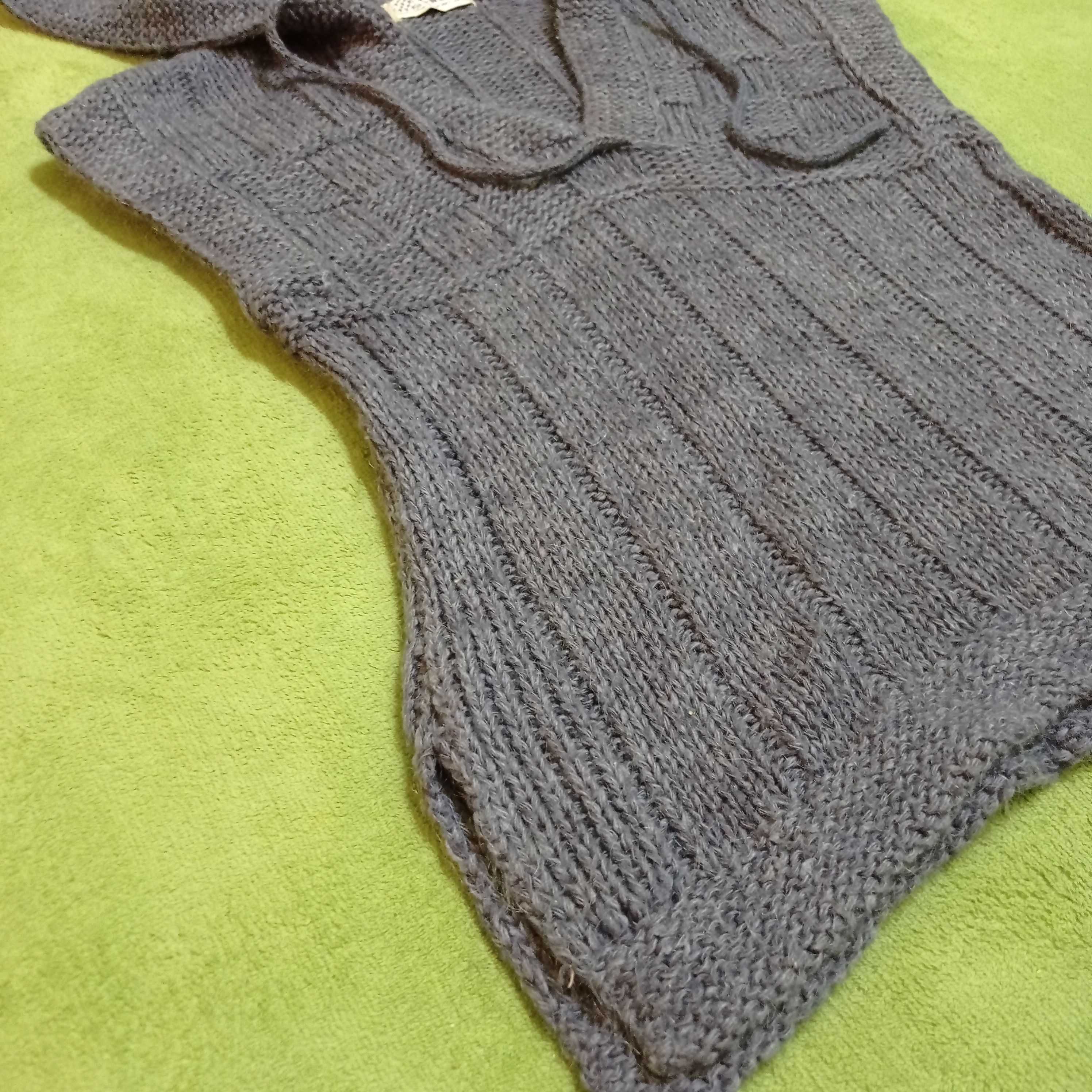 Aran Isles Knitwear × Japanese Brand Vintage retro Casual knit by MC WORLD (HOODIE) Size US M / EU 48-50 / 2 - 5 Thumbnail