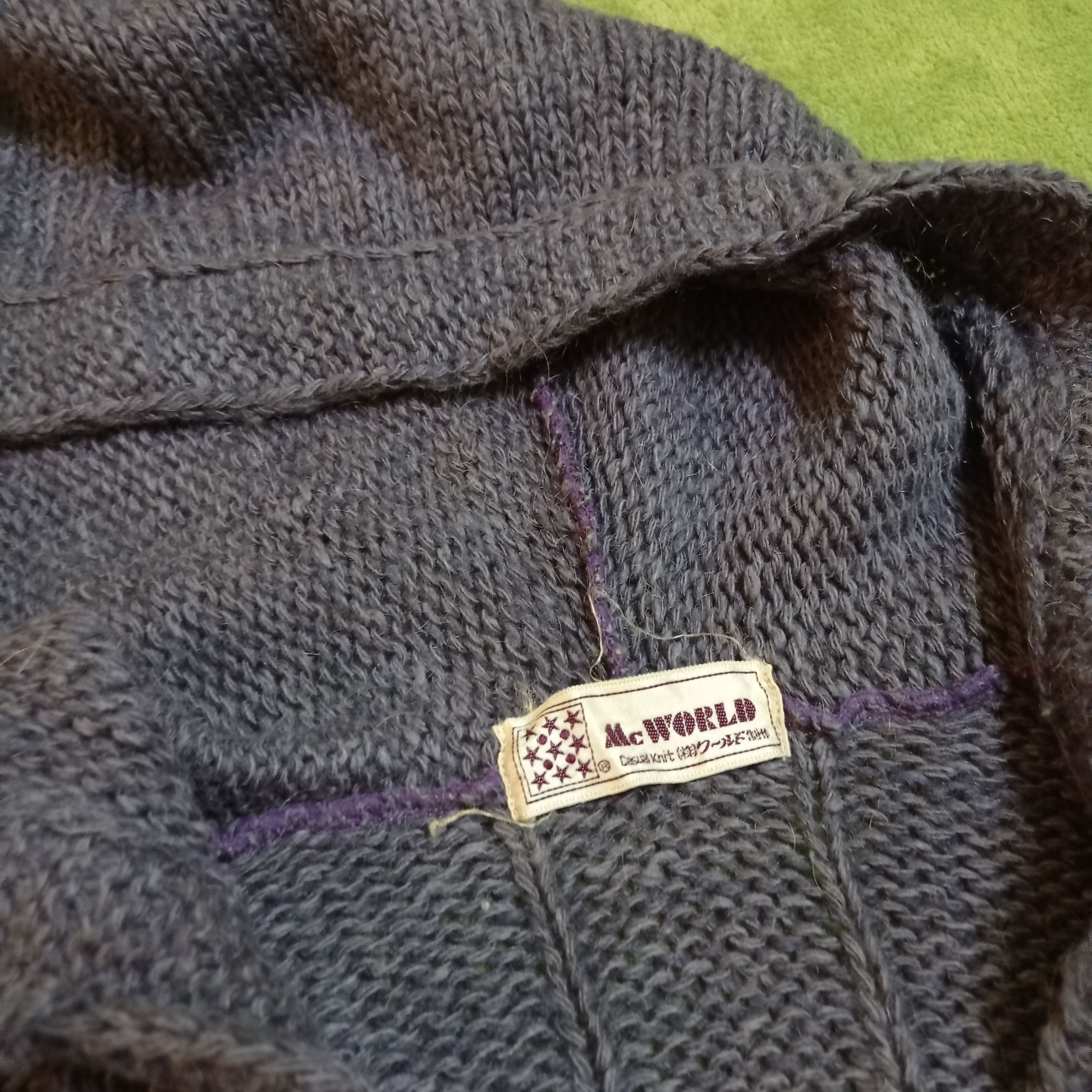 Aran Isles Knitwear × Japanese Brand Vintage retro Casual knit by MC WORLD (HOODIE) Size US M / EU 48-50 / 2 - 2 Thumbnail