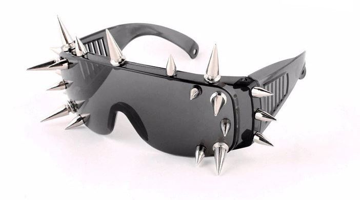 Handmade New Rivet Spike SteamPunk Sunglasses Size ONE SIZE - 1 Thumbnail