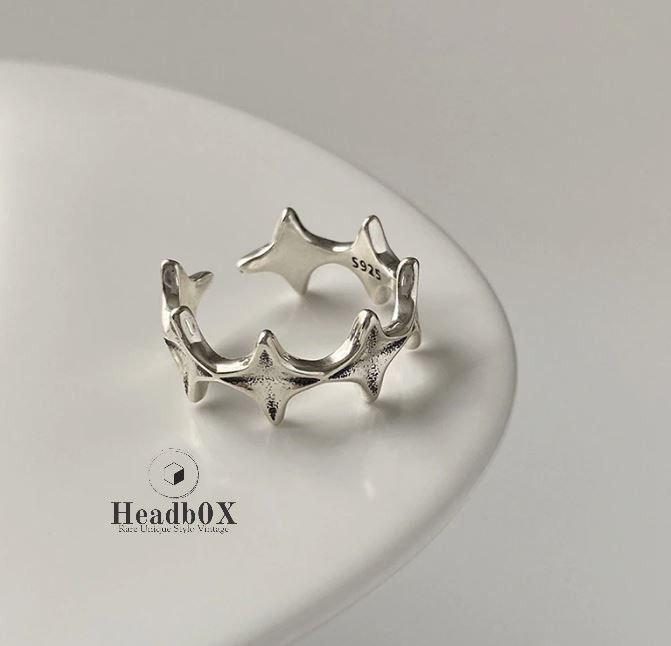 Jewelry Minimalist Irregular Stars Ring Size ONE SIZE - 1 Thumbnail
