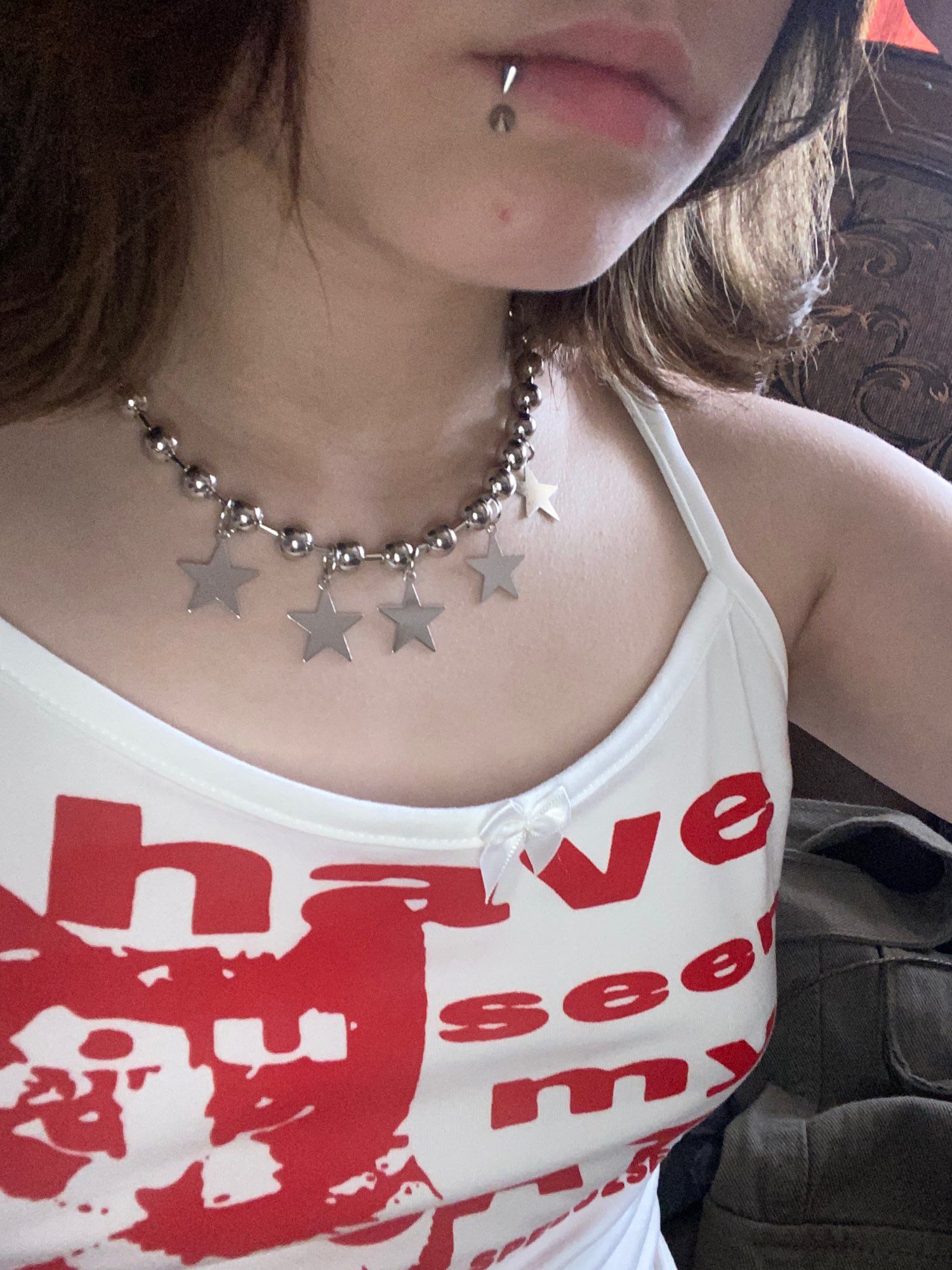 Jewelry Punk Star Pendant Necklace Size ONE SIZE - 6 Thumbnail
