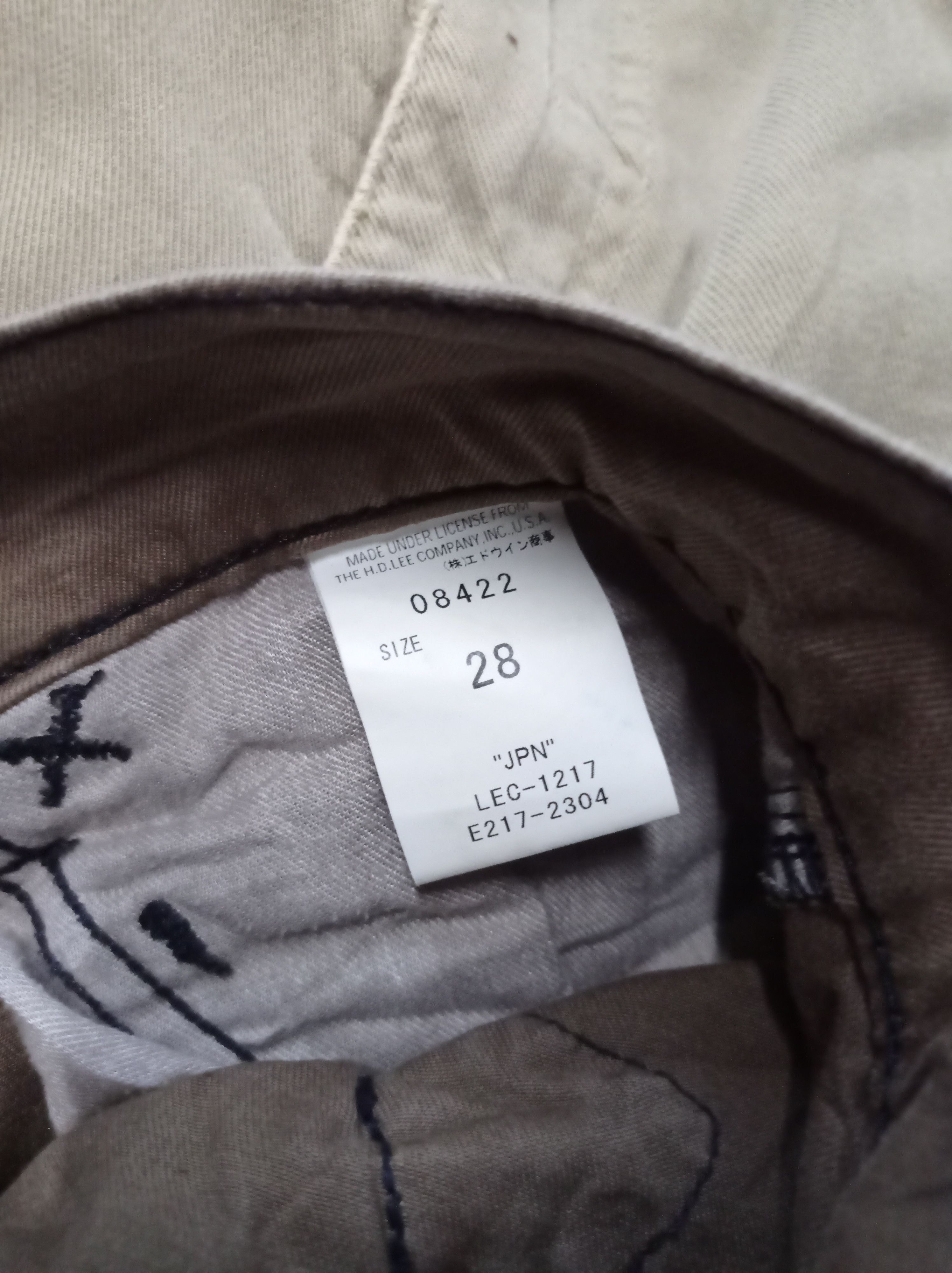 Japanese Brand × Lee RETRO Distressed Vintage custom zipper By Lee Size US 32 / EU 48 - 3 Thumbnail