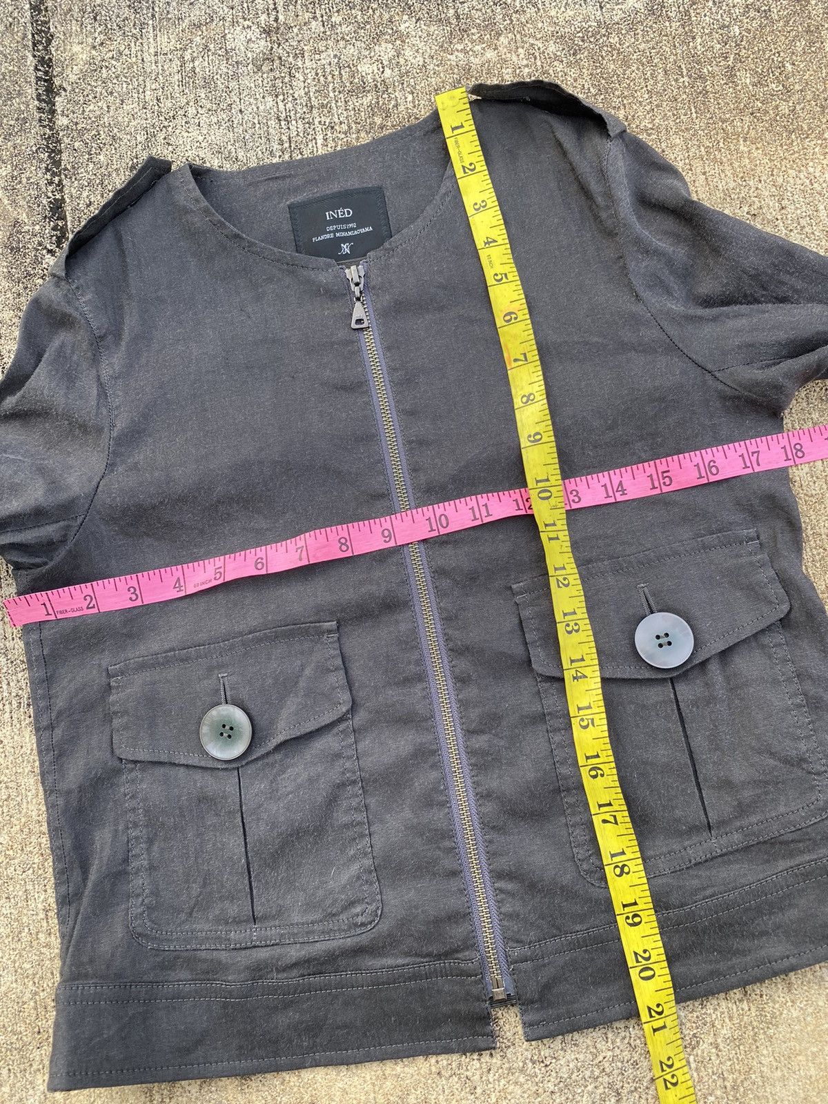 Japanese Brand × Vintage Vintage INED DEPUIS 1992 - look like Yohji Yamamoto Jacket Size XS / US 0-2 / IT 36-38 - 13 Thumbnail