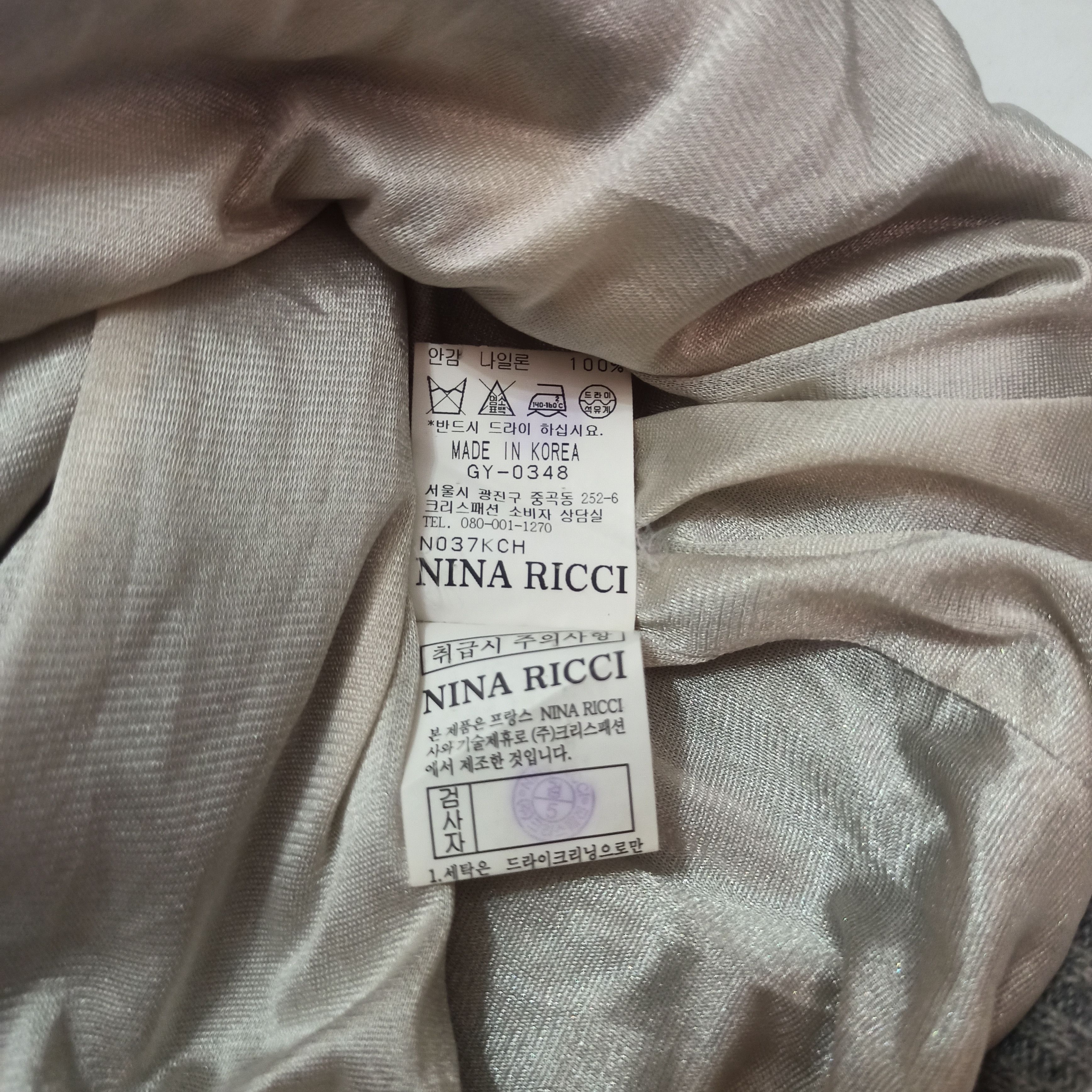 Vintage Y2K Nina Ricci Knitwear Half Zip Sweatshirt Sweater